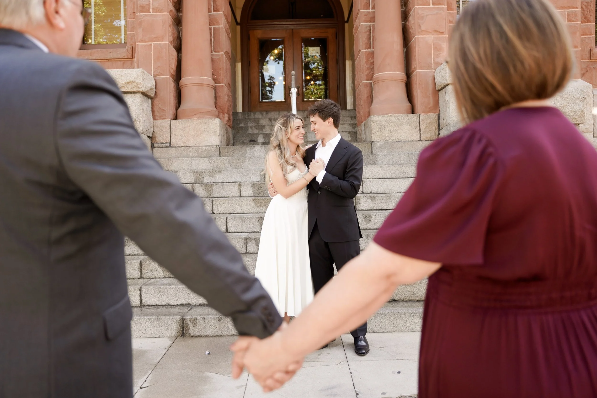 OC Courthouse Wedding Golden Hour