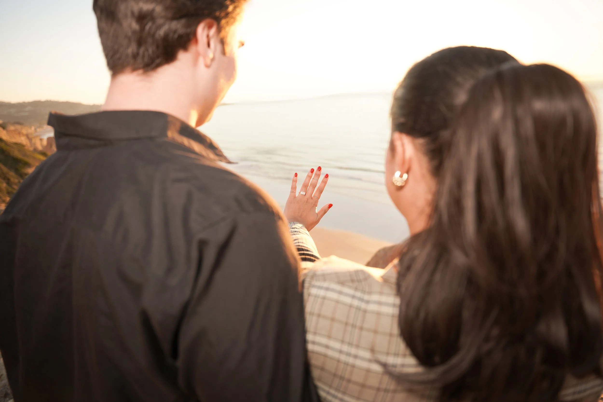 Surprise Proposal Photography at La Jolla Gliderport