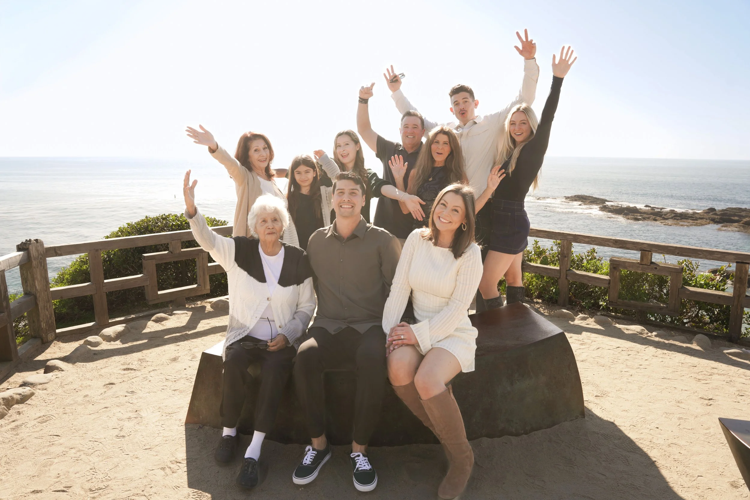 Family Celebrates Surprise Proposal at Montage Beach