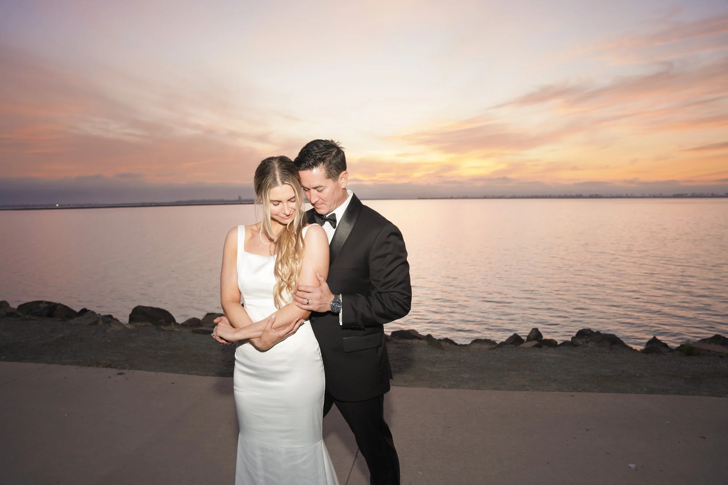 Chula Vista courthouse wedding photos at Marina Park