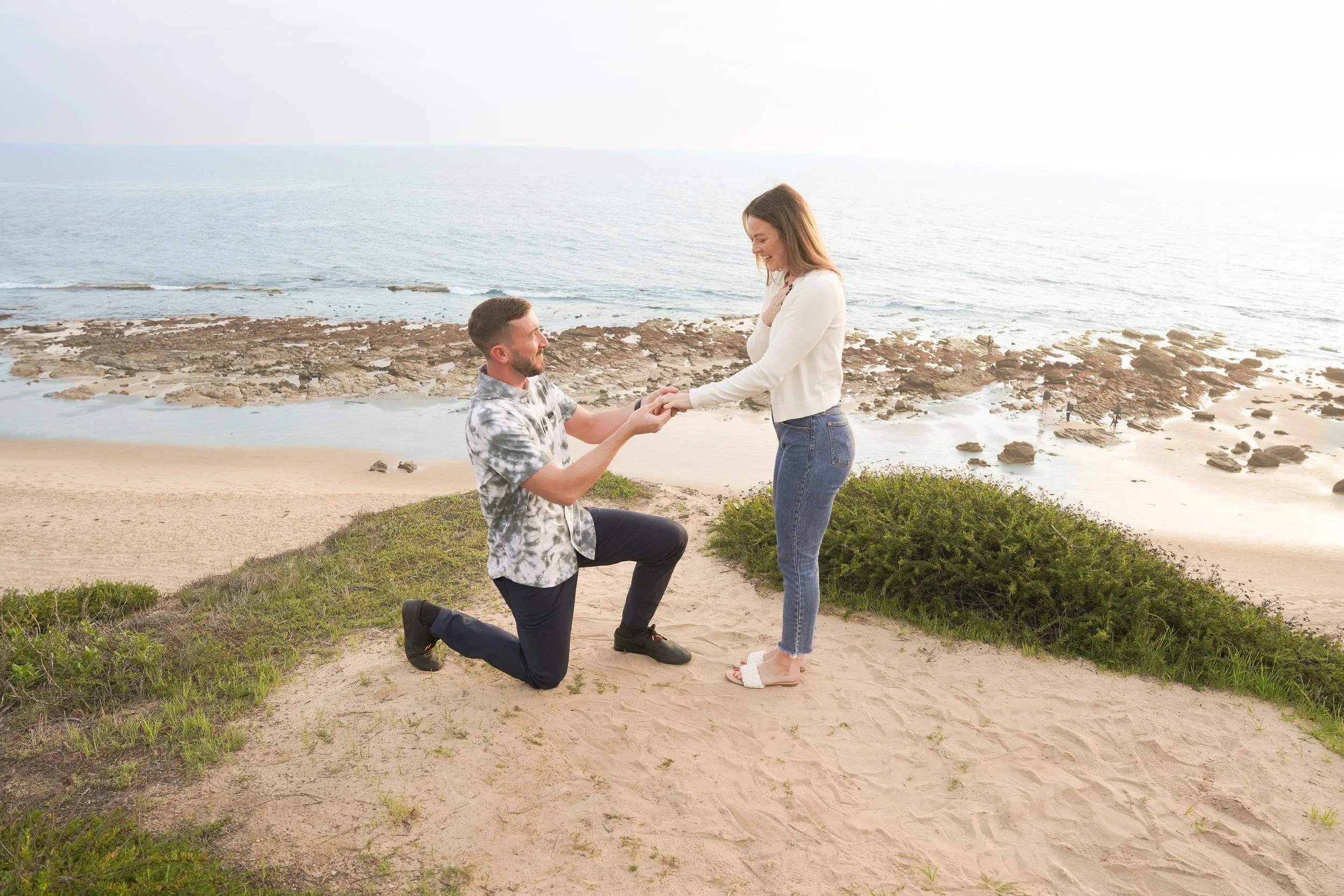 Surprise Proposal at Crystal Cove State Park