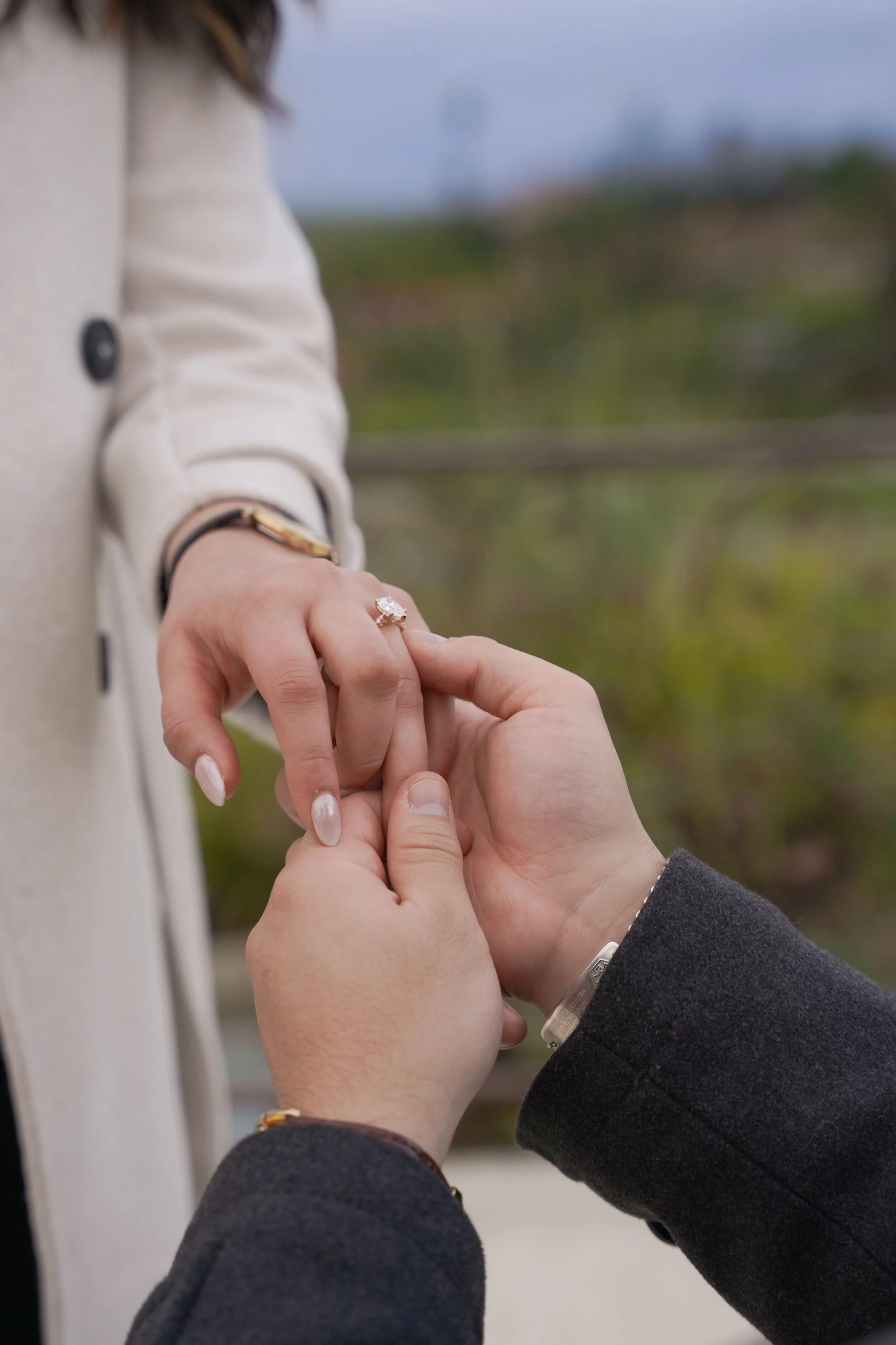 Temecula Winery Proposal with Overcast Light