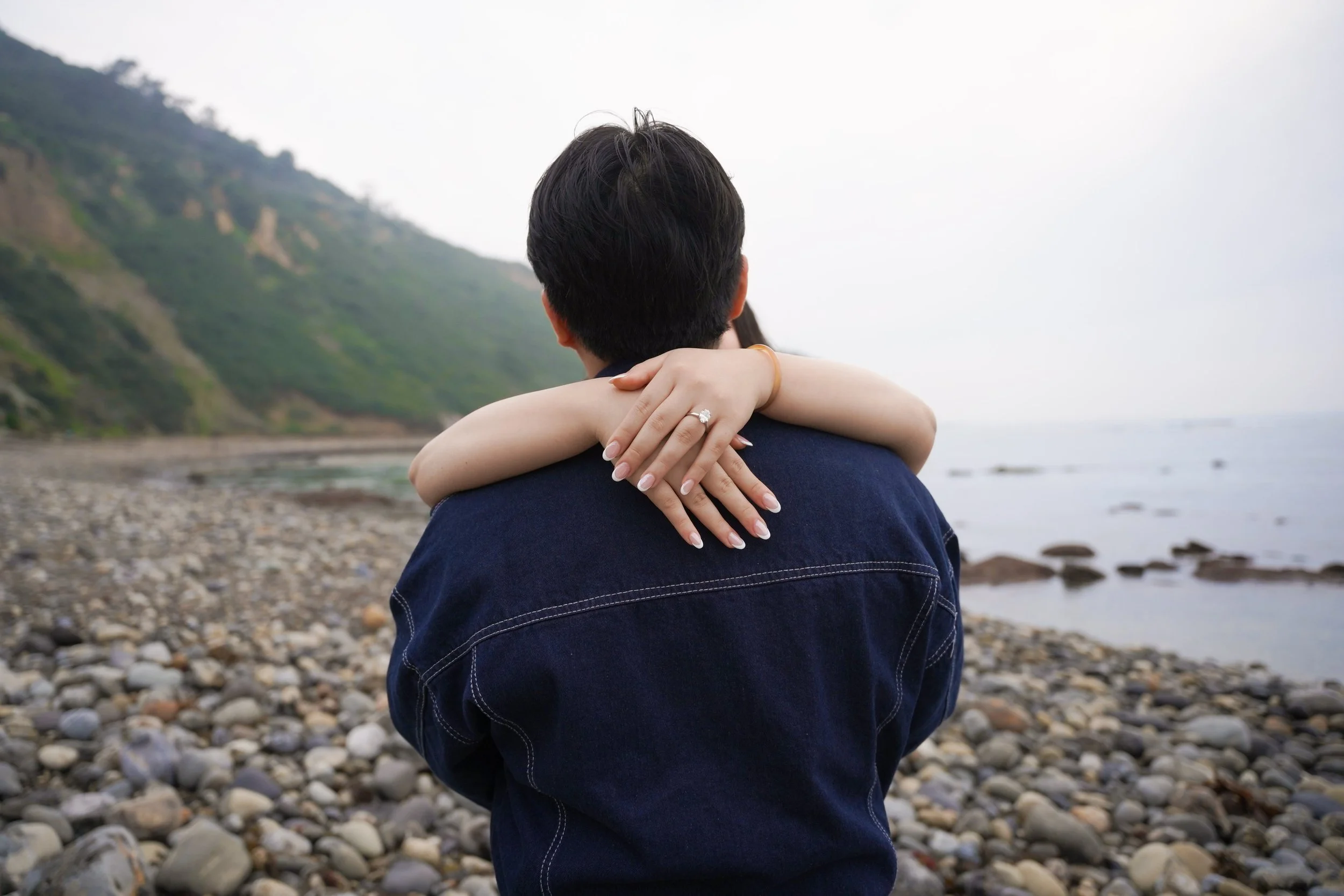 Intimate Surprise Proposal Along Palos Verdes Bluffs