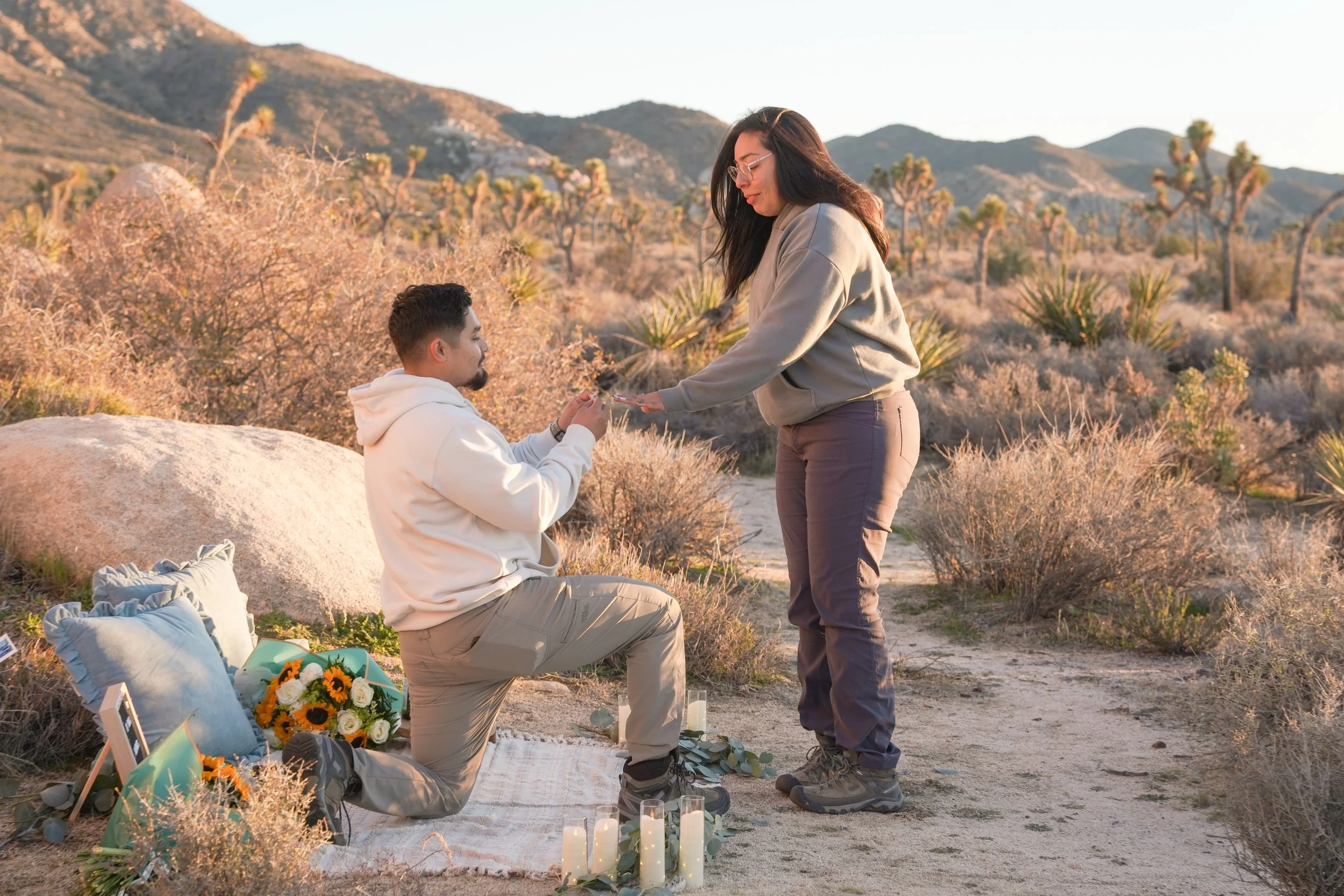 A Last-Minute “Yes” in the Desert: A Joshua Tree Surprise Proposal Story