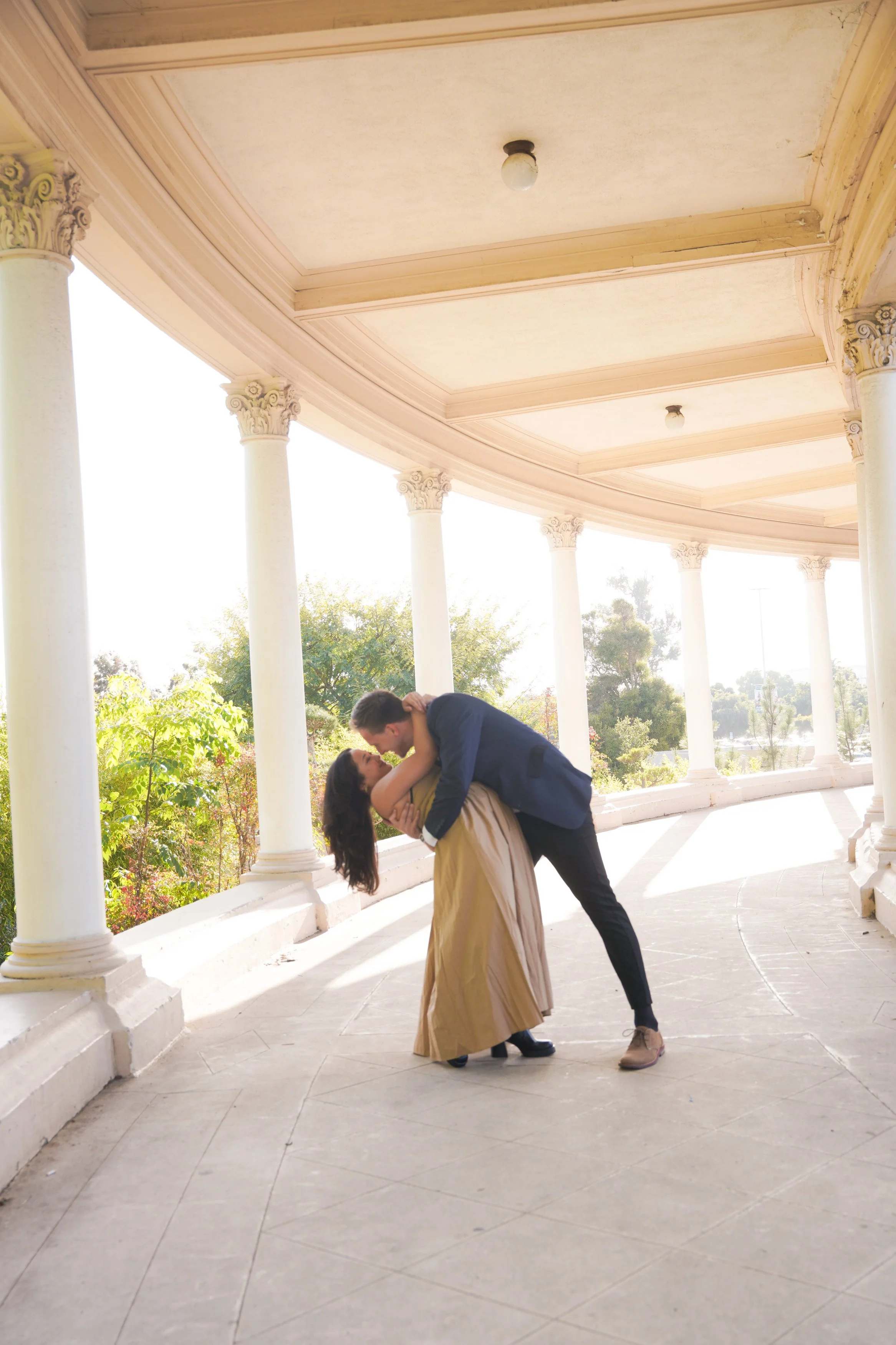 A Quiet Moment at the Pavilion | Balboa Park Surprise Proposal