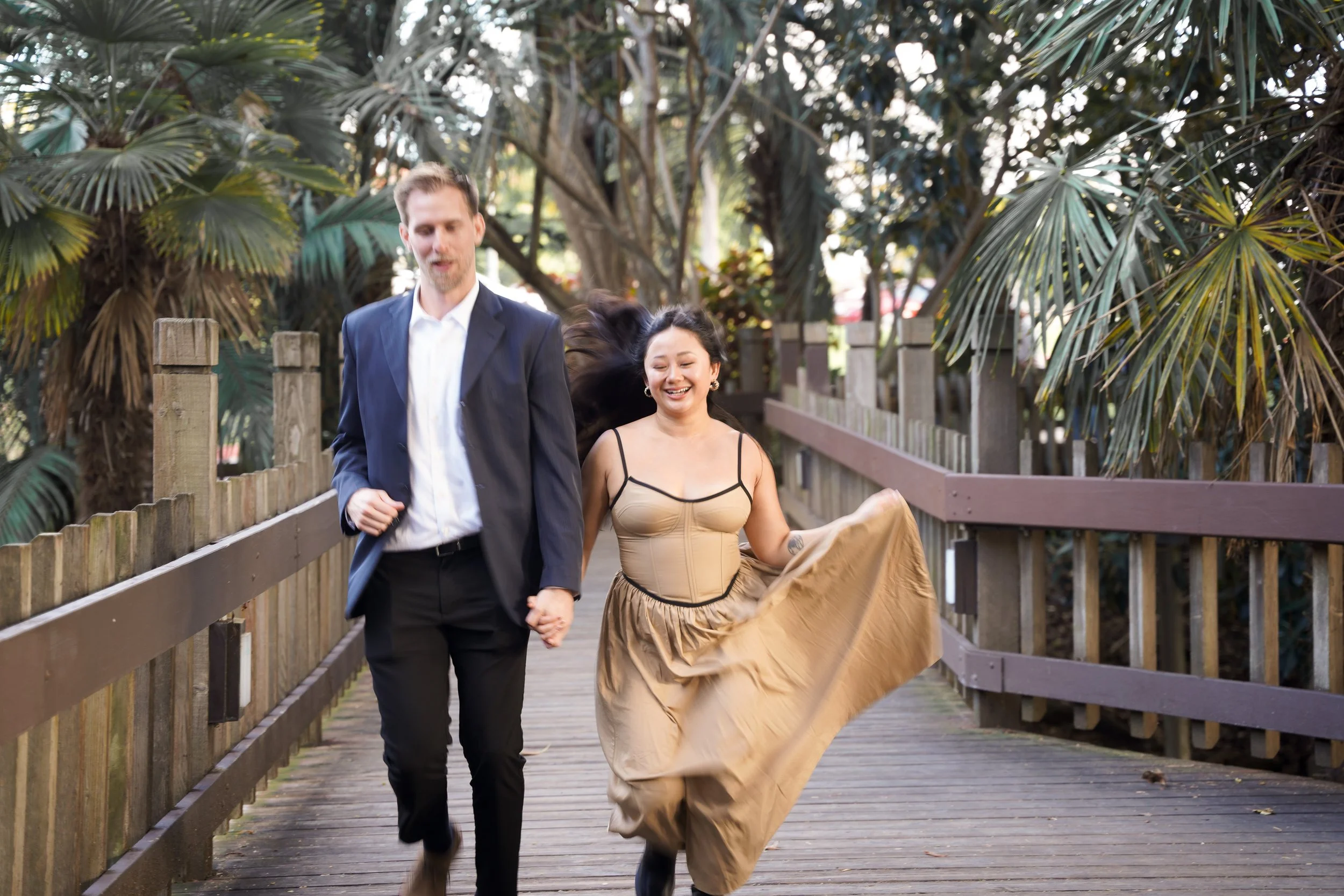 Walking Through Alcazar Garden | Balboa Park Surprise Proposal