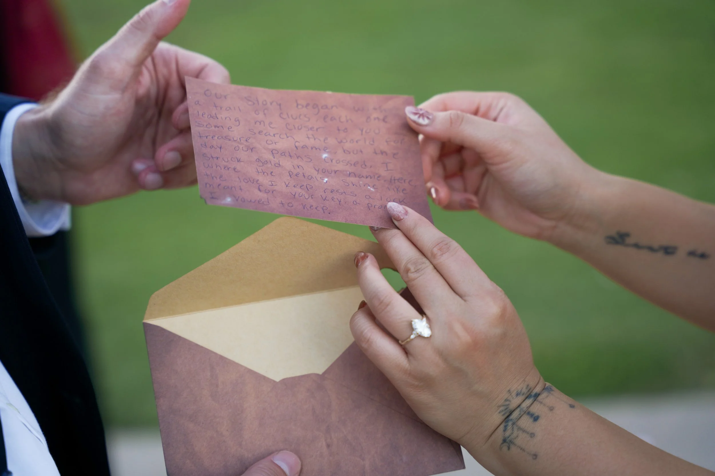 A Scavenger Hunt Through Their Story | Rose Garden Proposal in San Diego