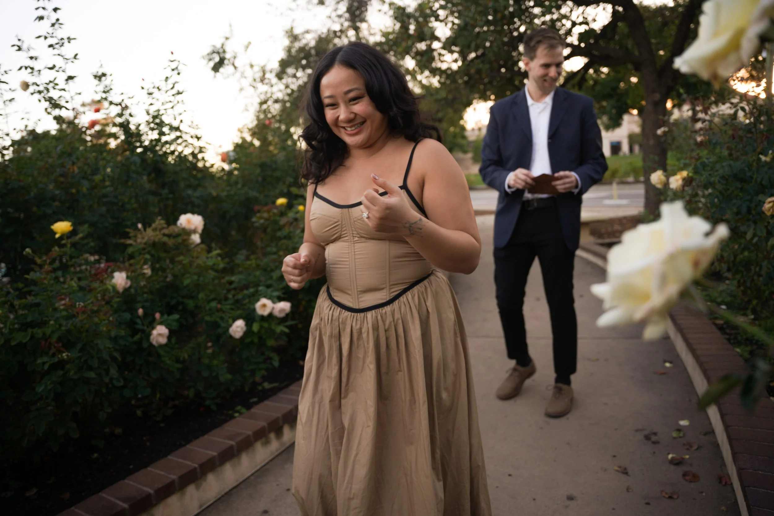 A Memory Revealed | Rose Garden Scavenger Hunt Proposal