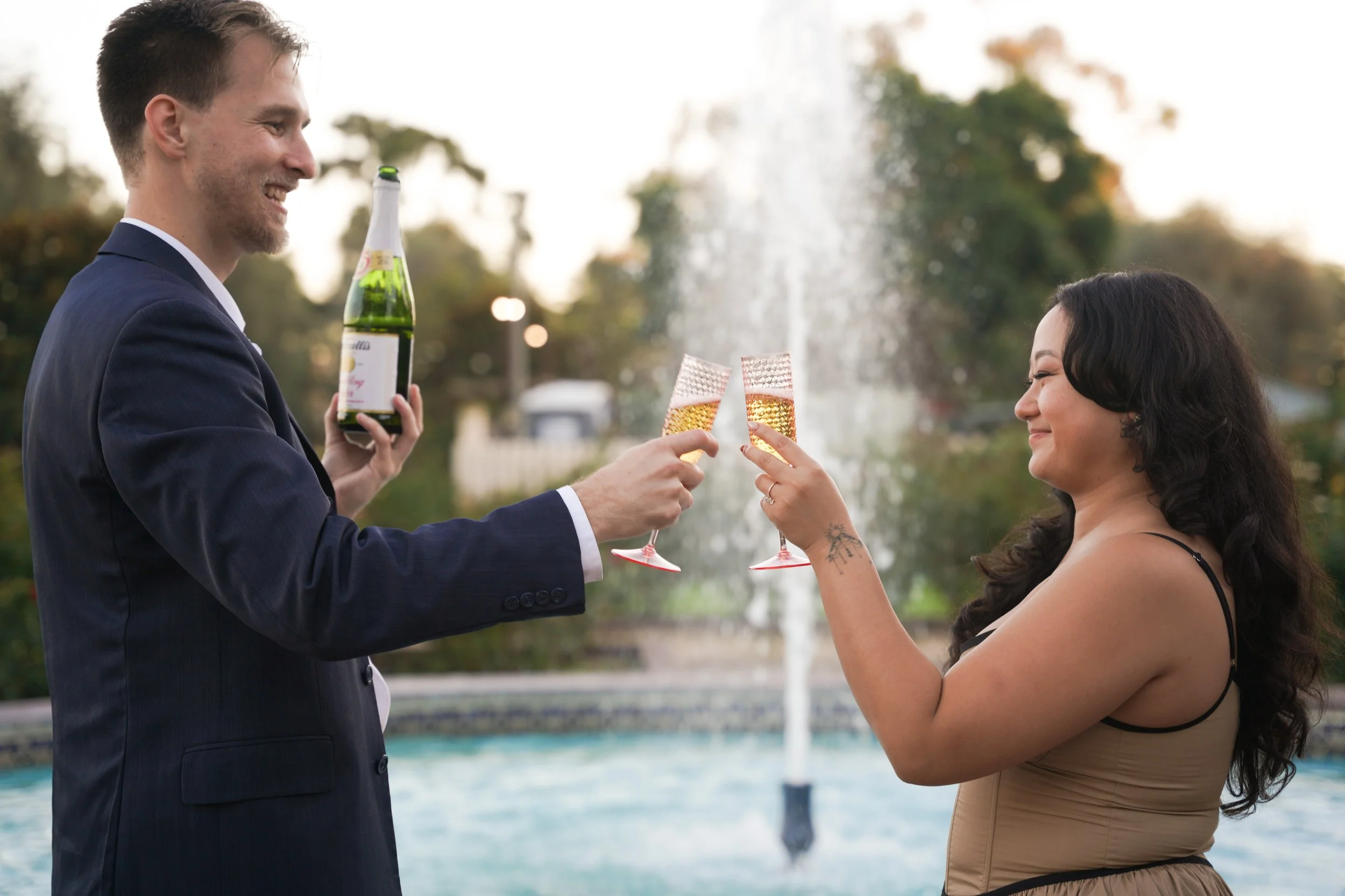 A Toast to Forever | Rose Garden Fountain at Balboa Park
