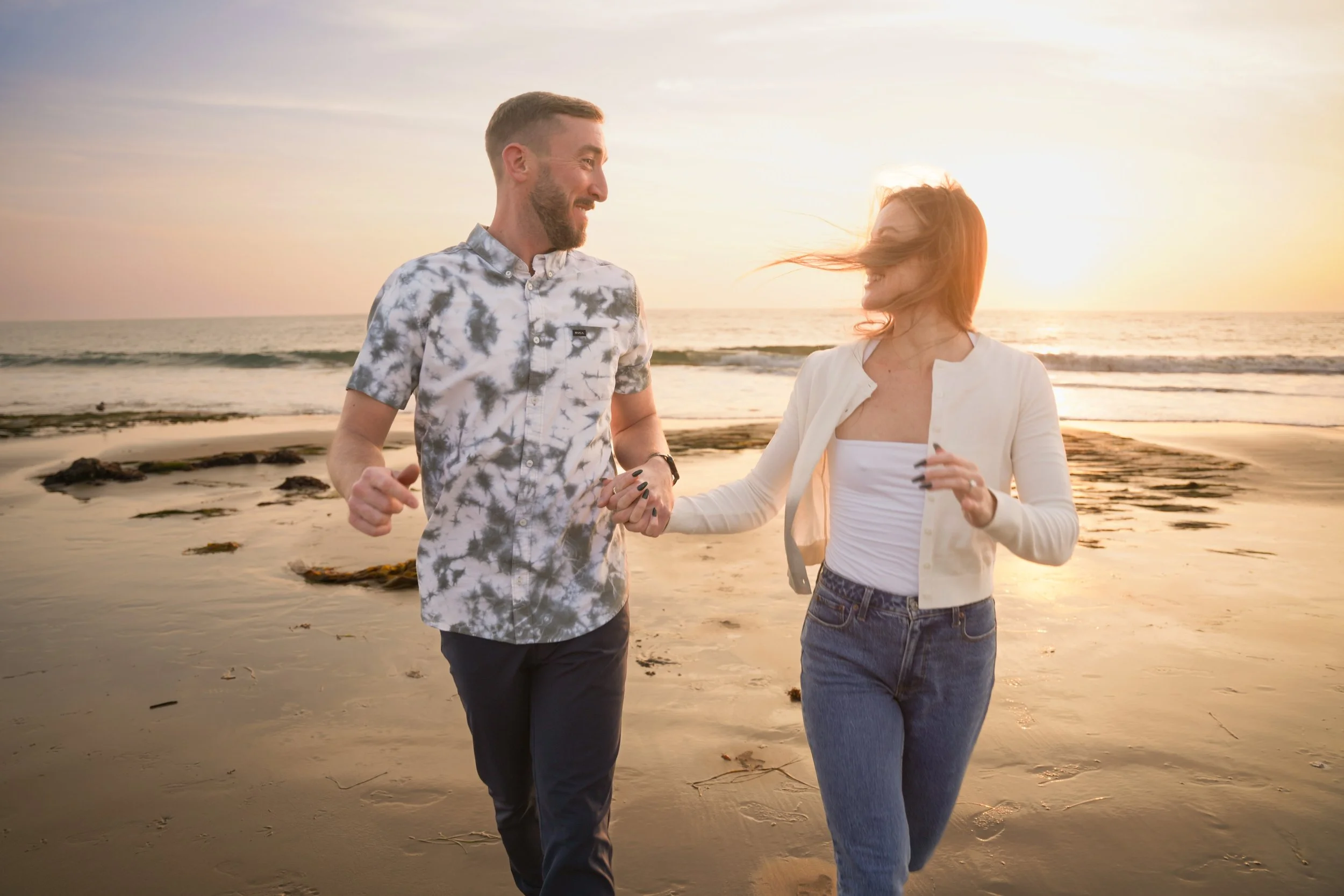 Sunset Surprise Engagement Proposal