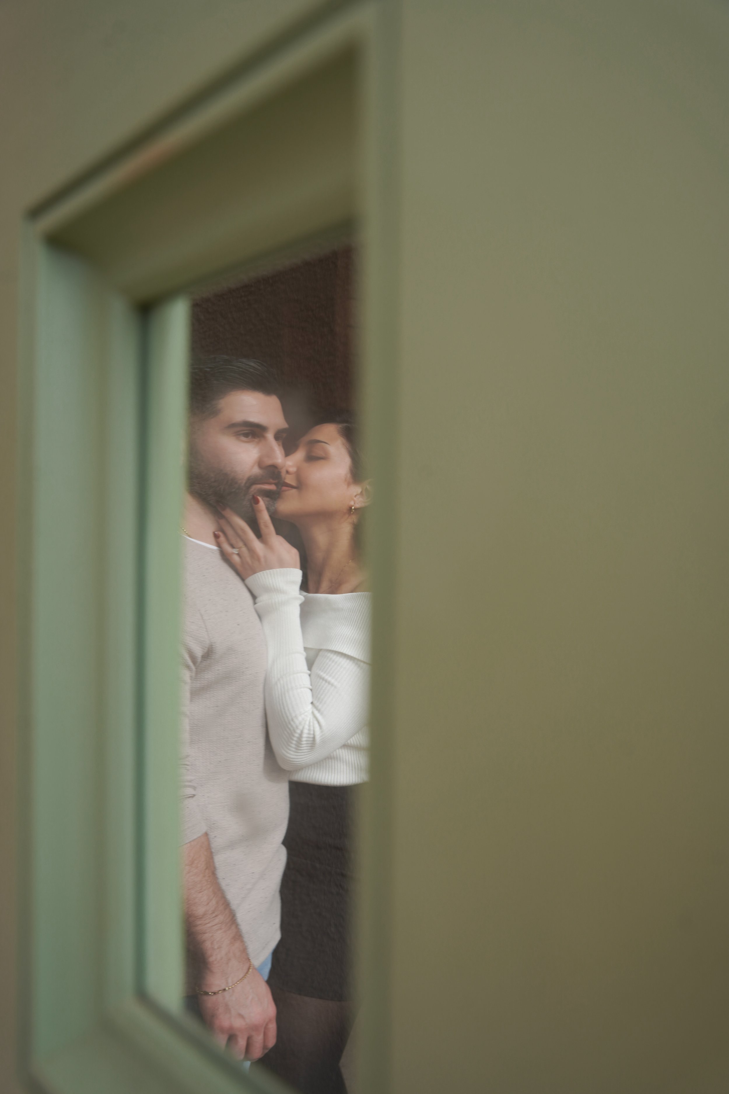 Engagement Photos Along Balboa Park Gardens and Walkways
