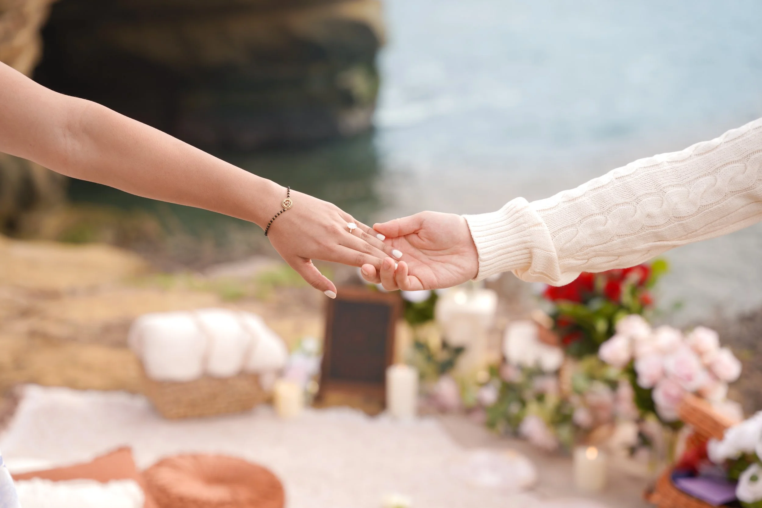 Minimalist Proposal Picnic at Sunset Cliffs