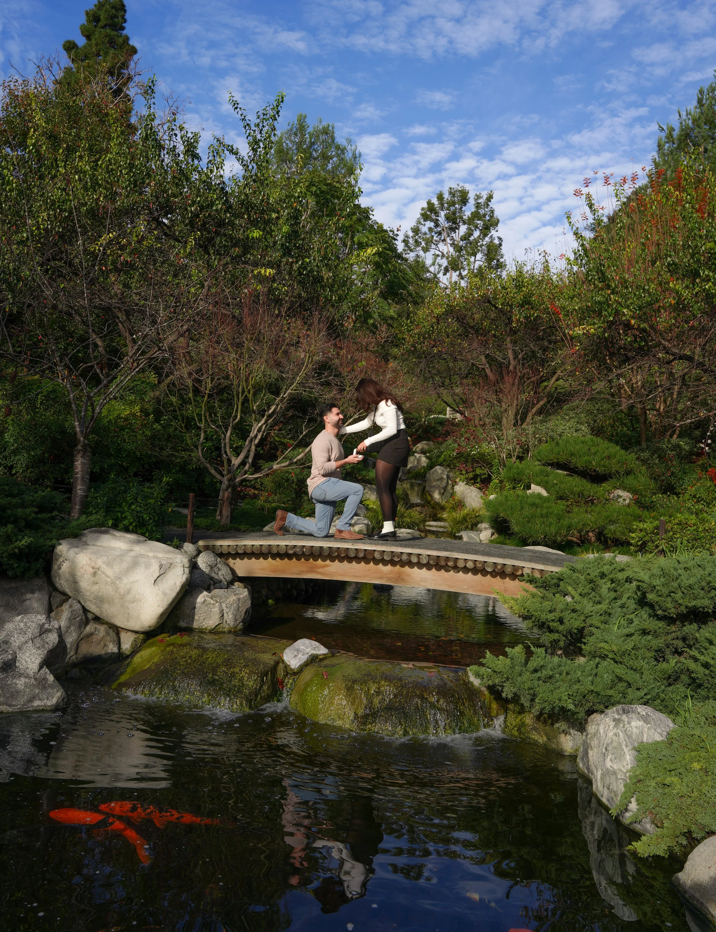 Japanese Friendship Garden Surprise Proposal in Balboa Park