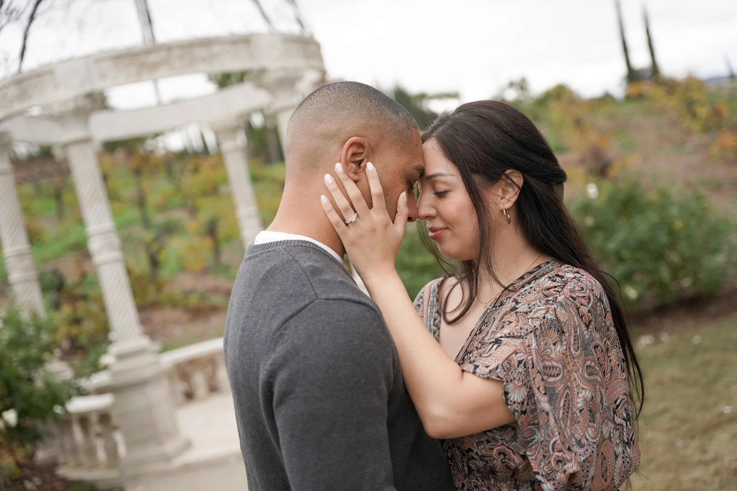 Temecula Surprise Proposal at Europa Village Winery Gazebo