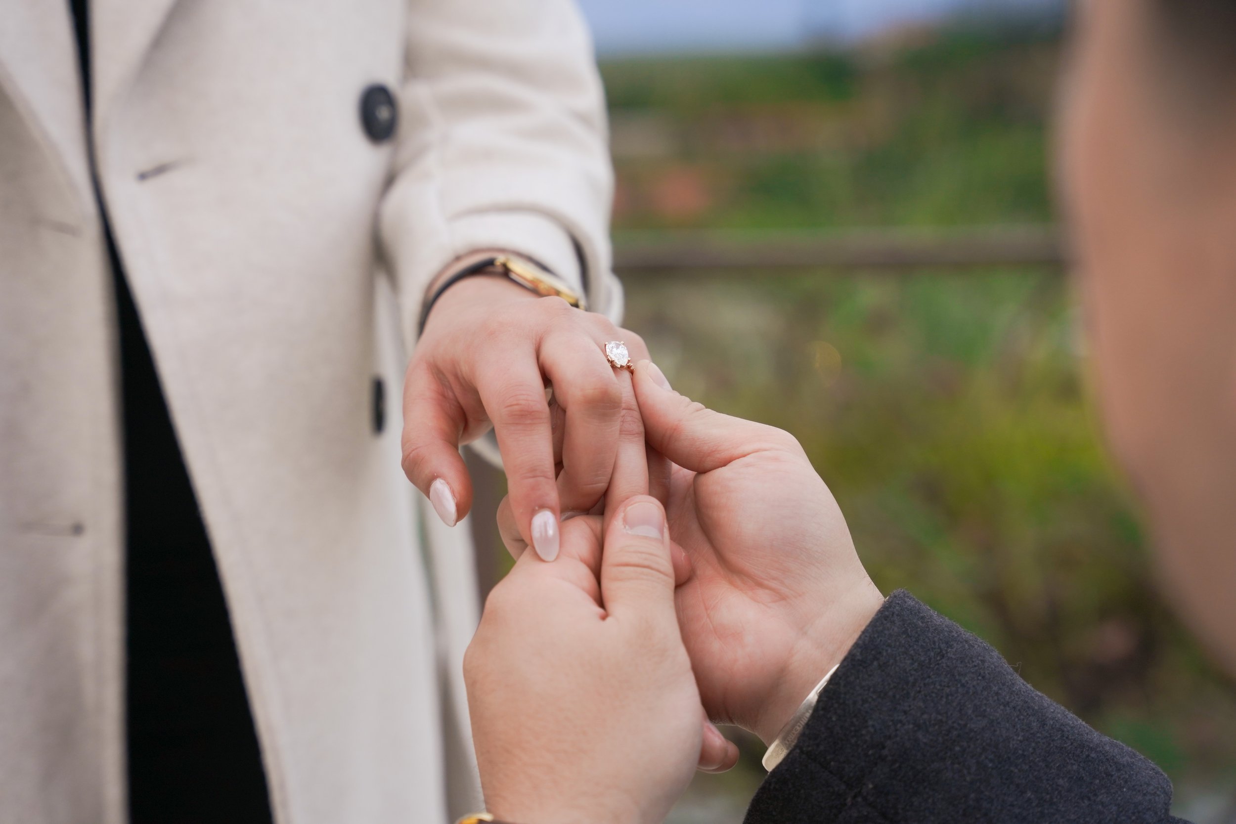 Temecula Winery Proposal at Sunset