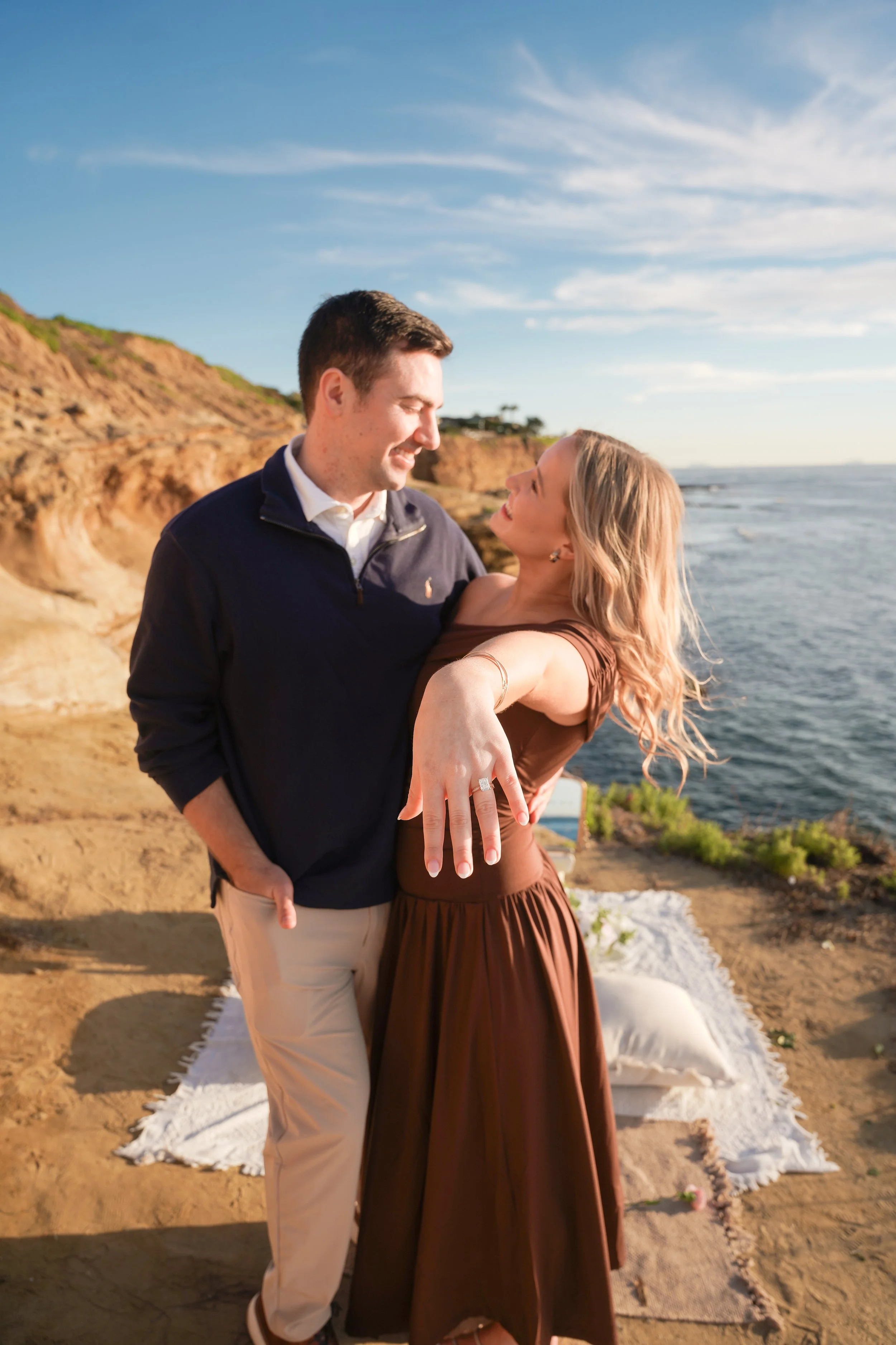 San Diego sunset proposal photography