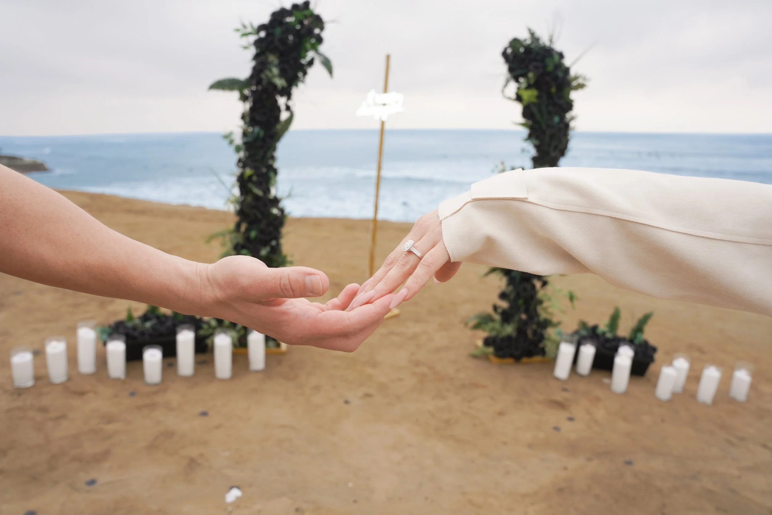 Surprise Proposal at Rum Runner Cove, Sunset Cliffs San Diego