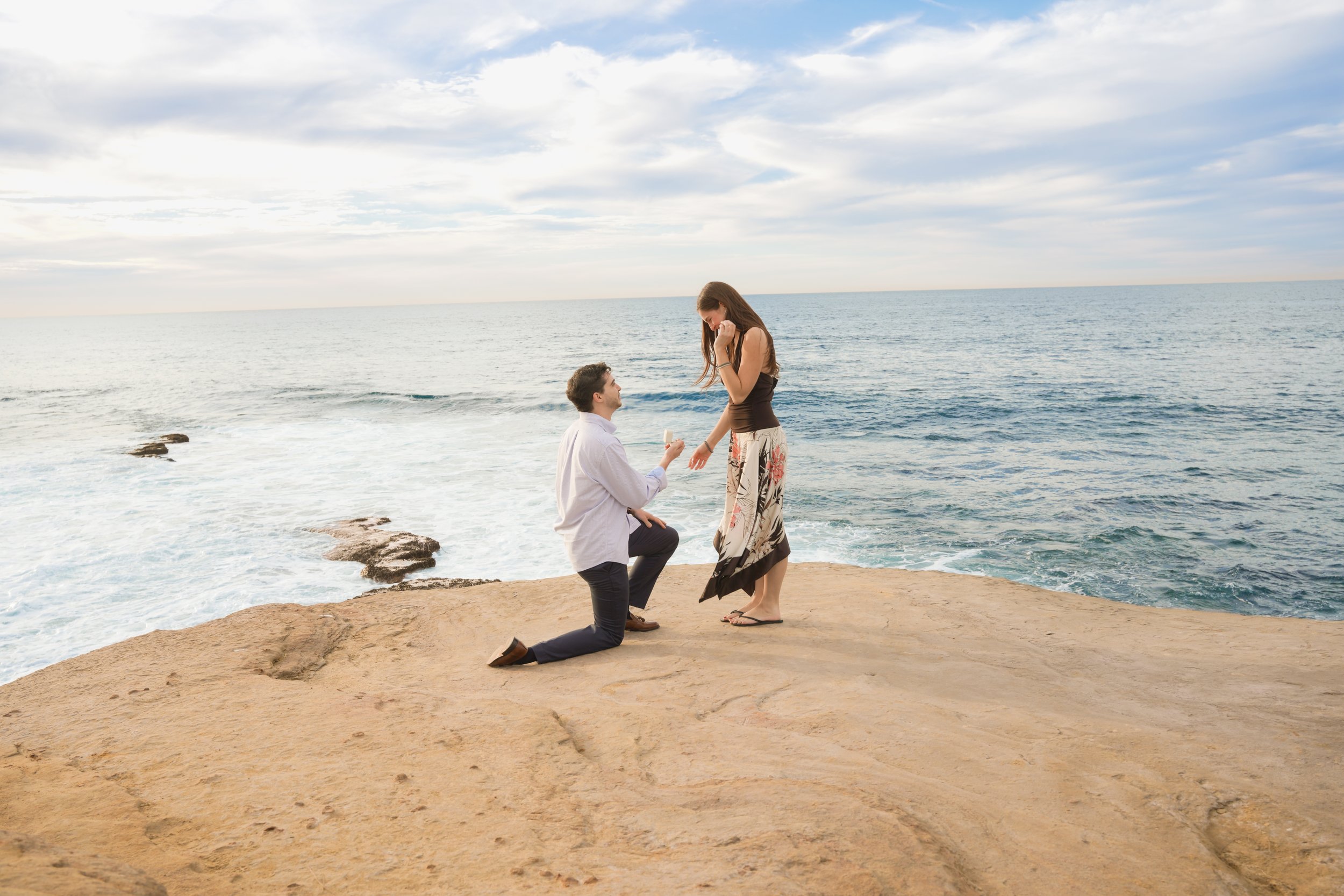 Surprise Proposal at La Jolla Cove