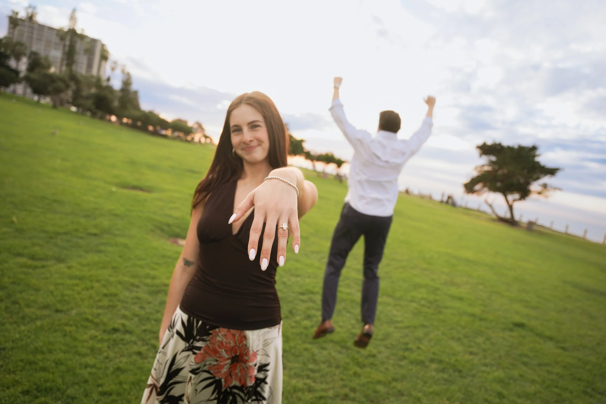 Celebration Jump After the Yes