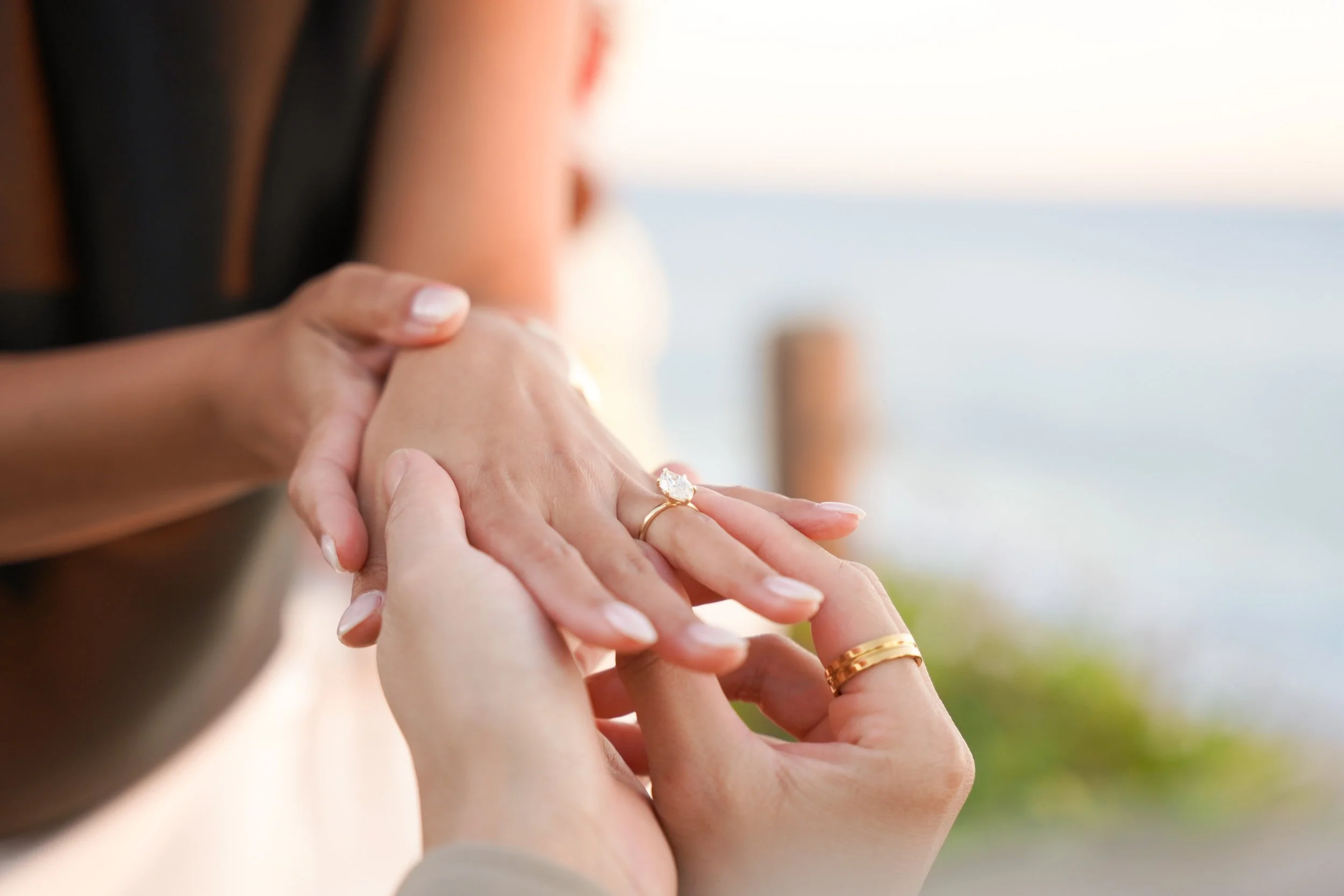 Ring Exchange During Newport Beach Surprise Proposal