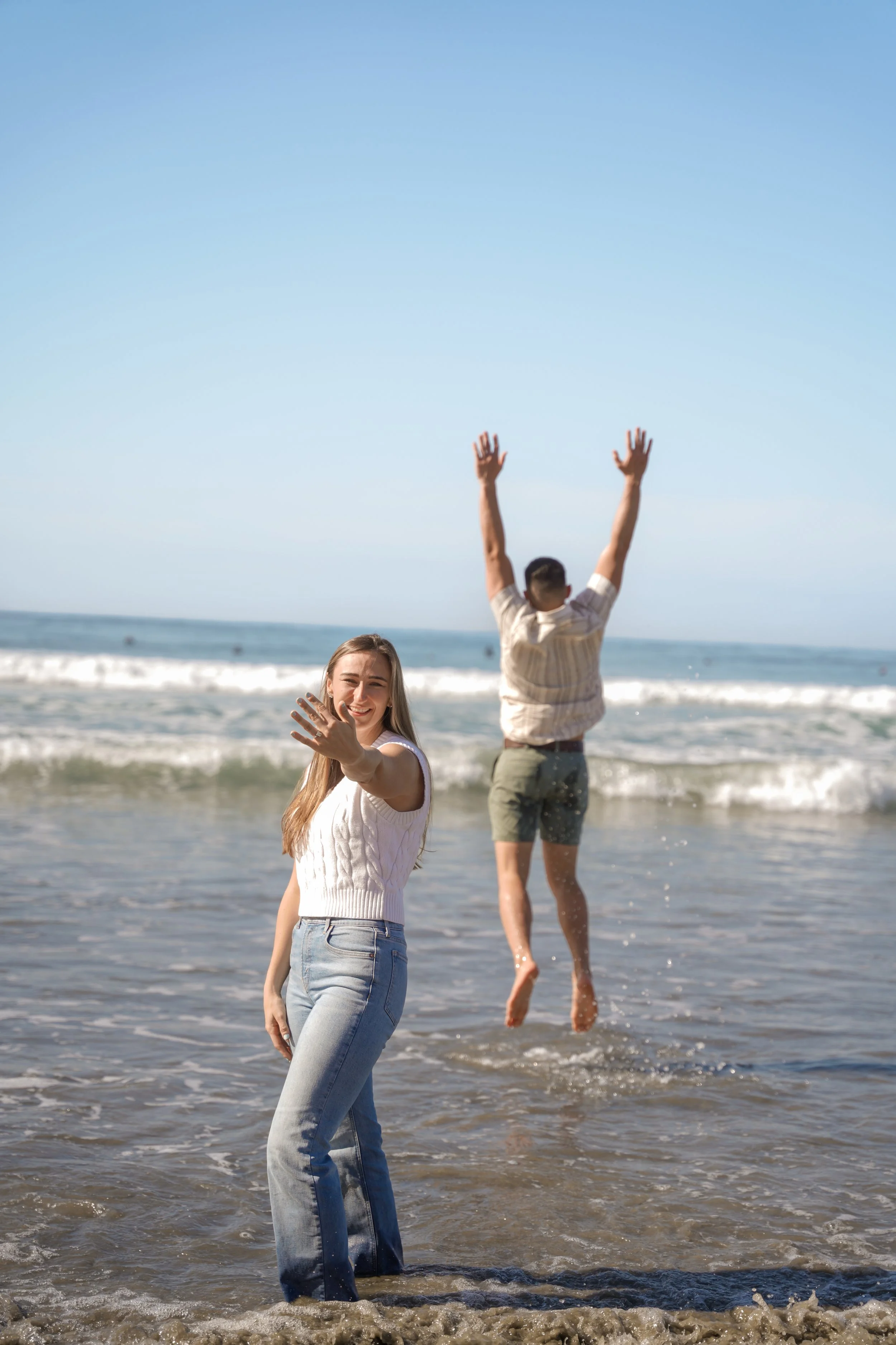 Natural Light Engagement Session After Proposal