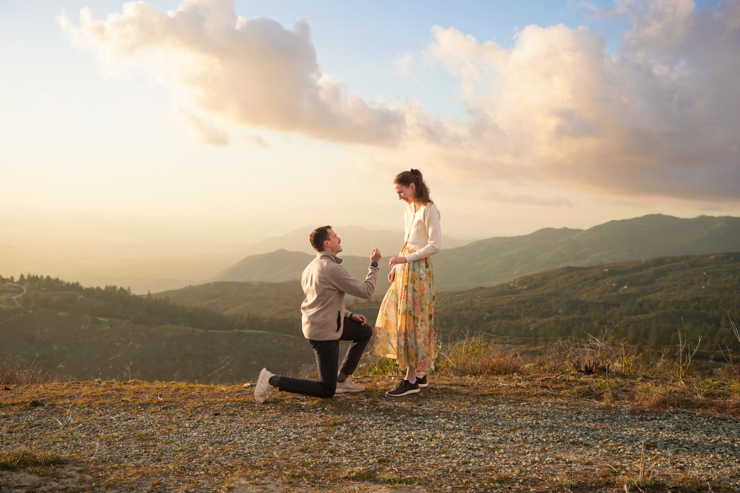 Inspired by Love: A Surprise Proposal at Inspiration Point in Idyllwild