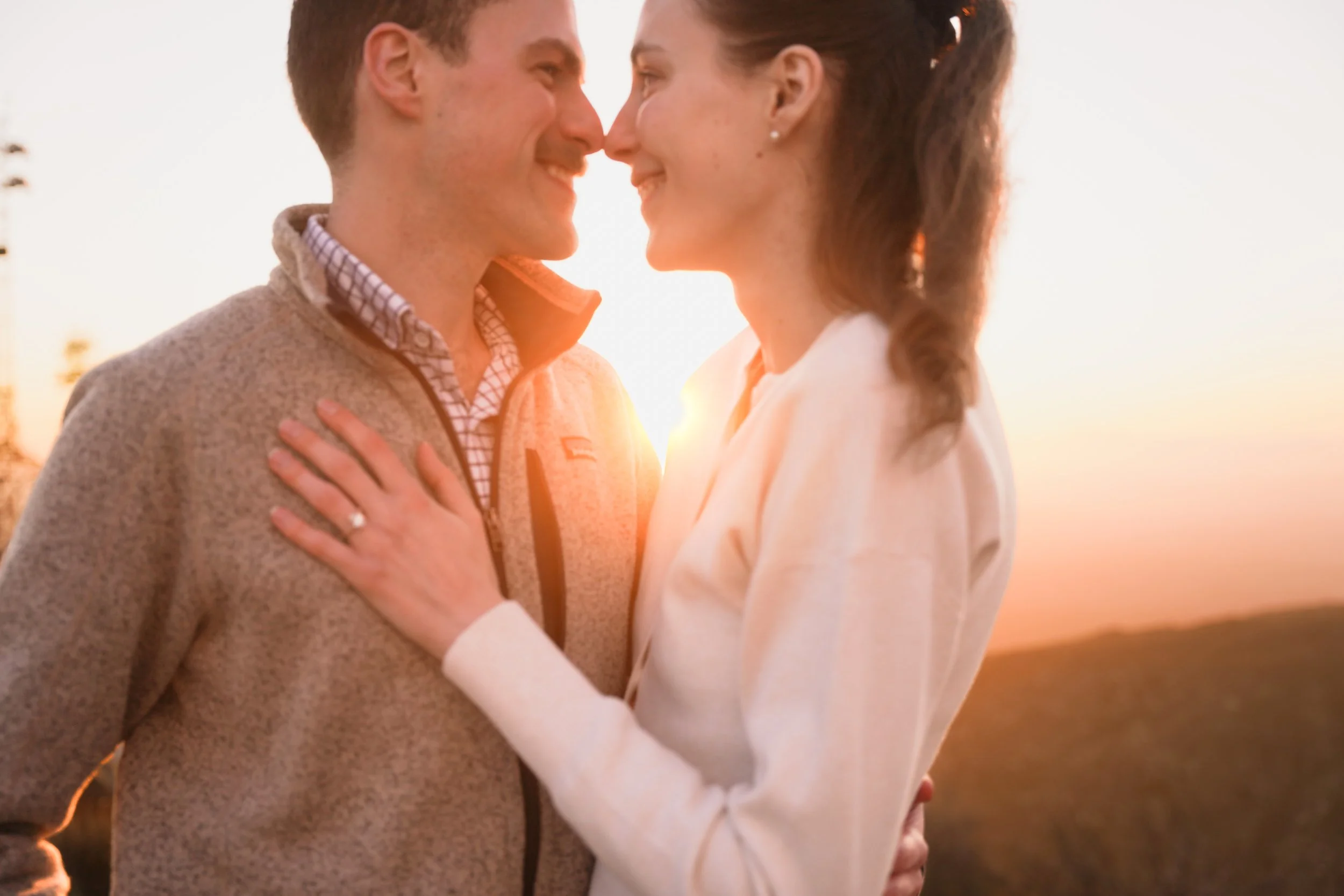 Emotional Proposal Reaction at Inspiration Point Overlook
