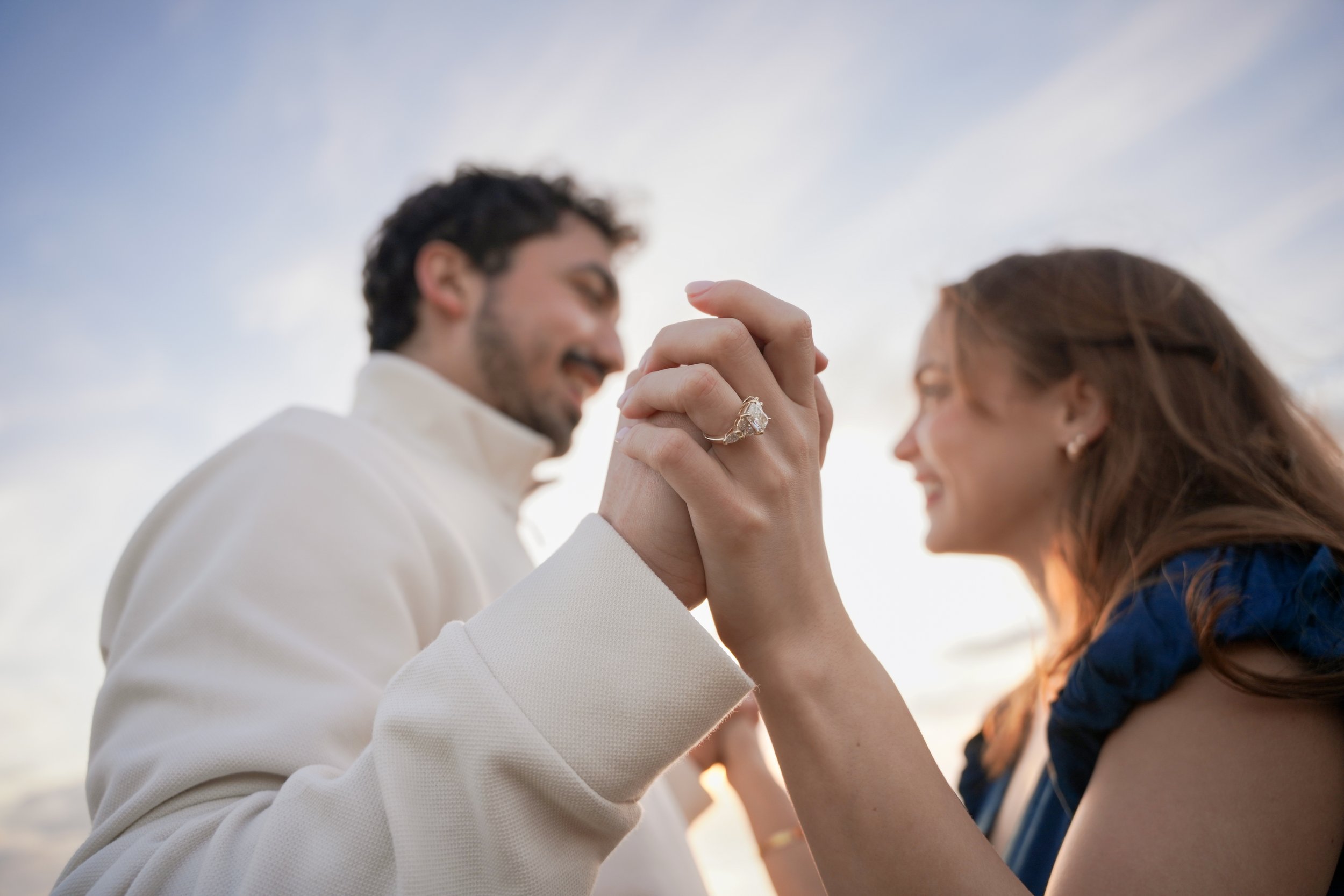 Sunset Cliffs Proposal Photographer Capturing Yes Moment