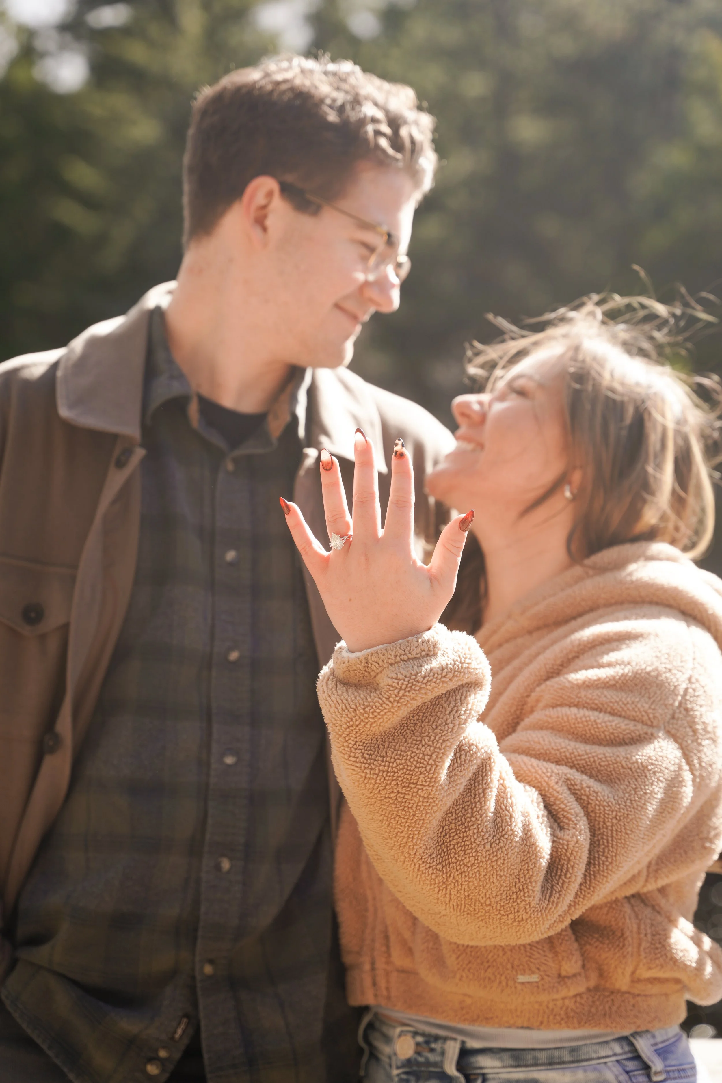 Idyllwild Outdoor Engagement at Lake Fulmor