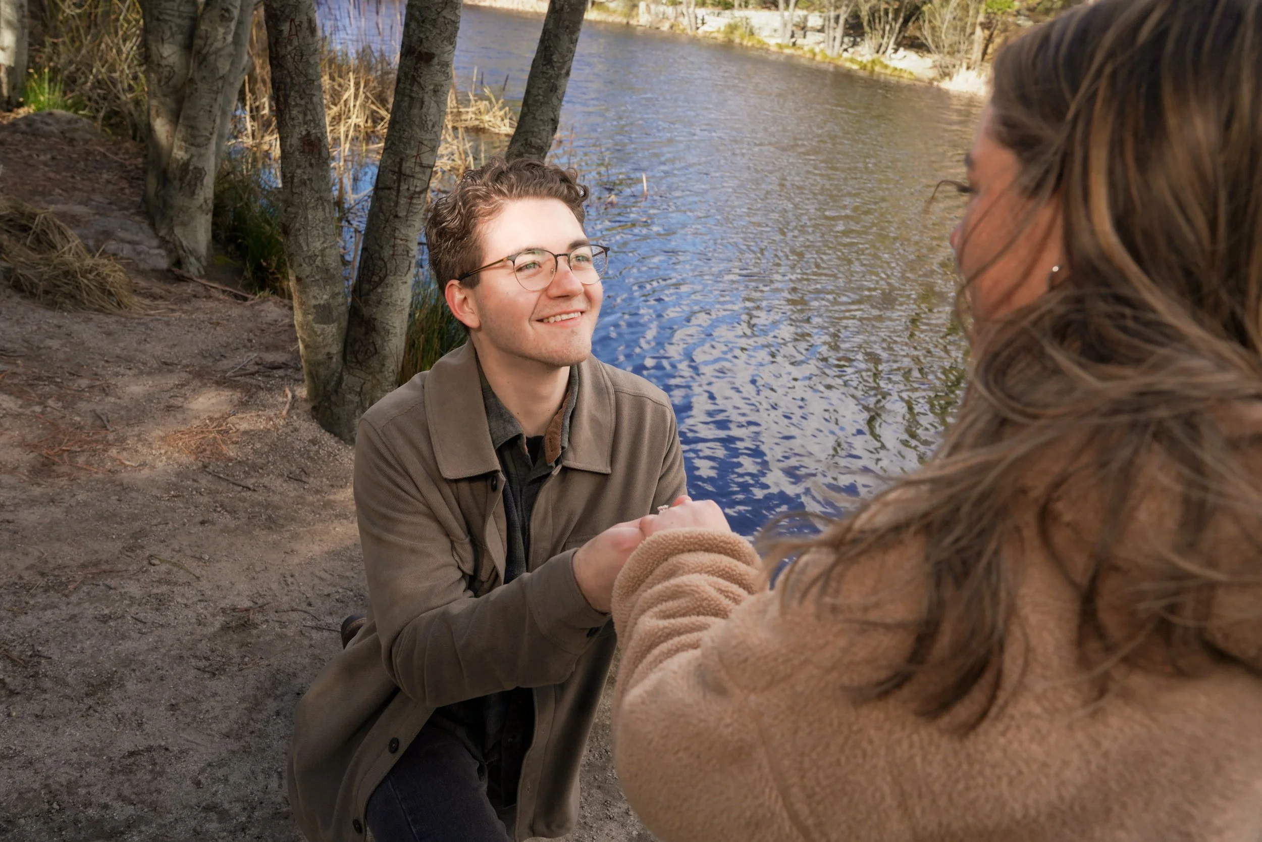 Idyllwild Lake Proposal with Mountain Views
