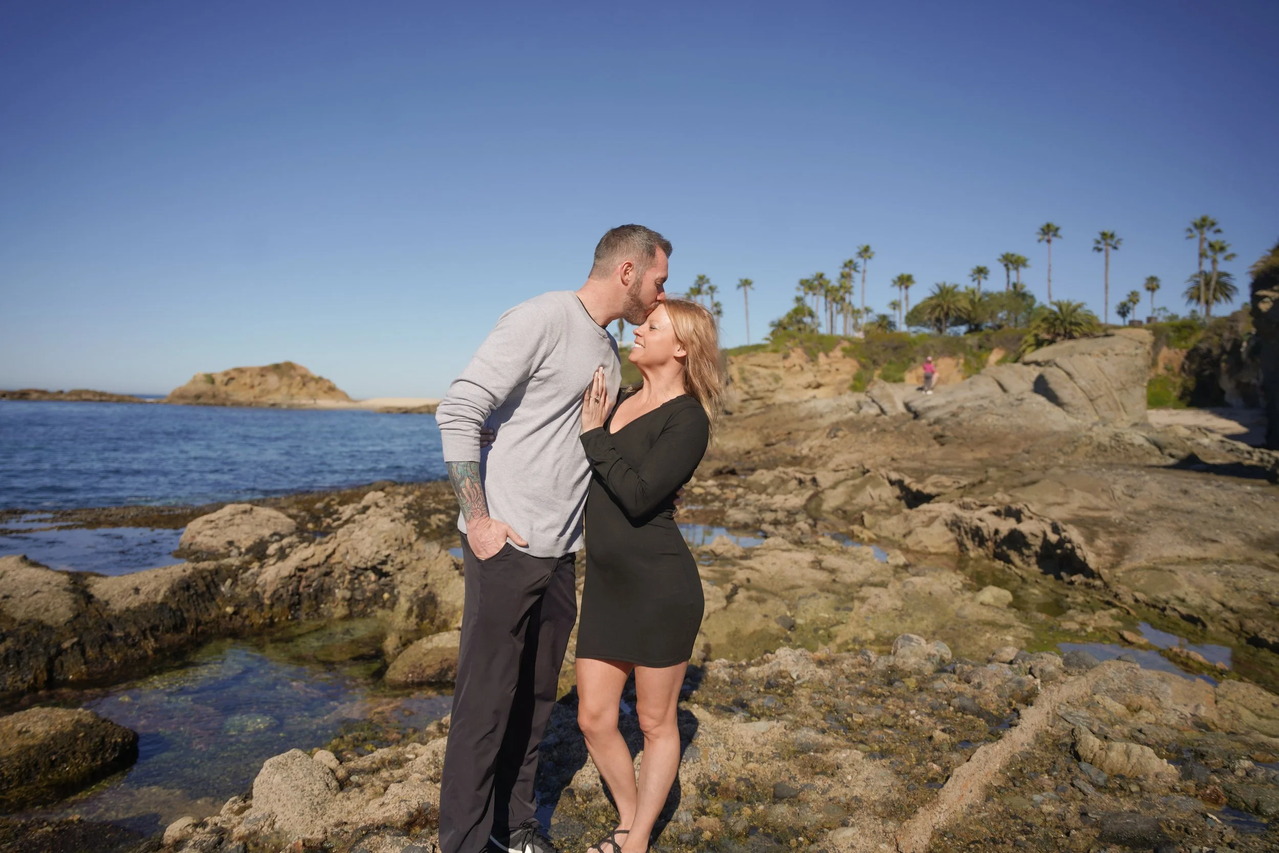 Romantic Beach Engagement Portraits at Montage Laguna Beach