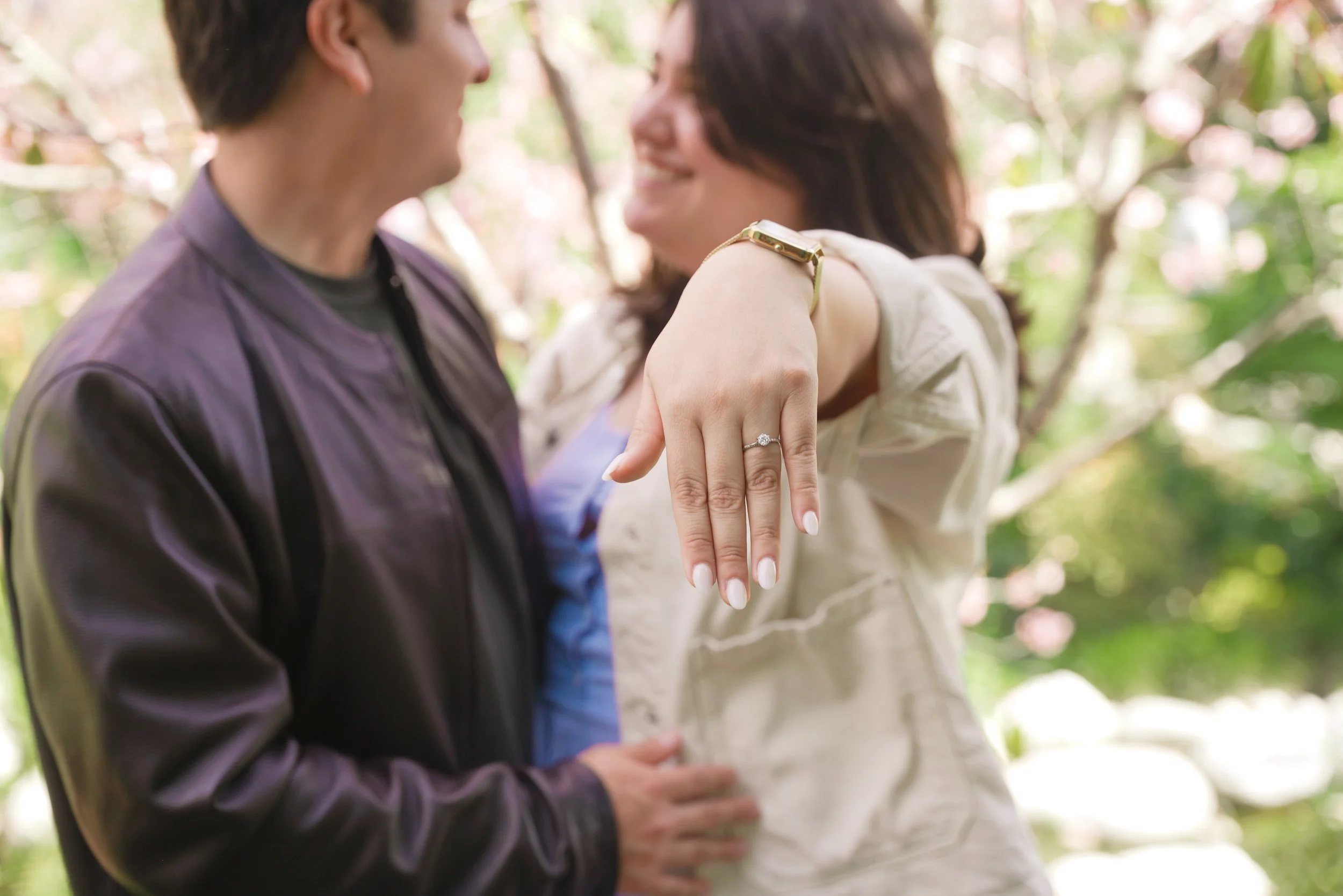 Post Proposal Embrace at Japanese Friendship Garden San Diego