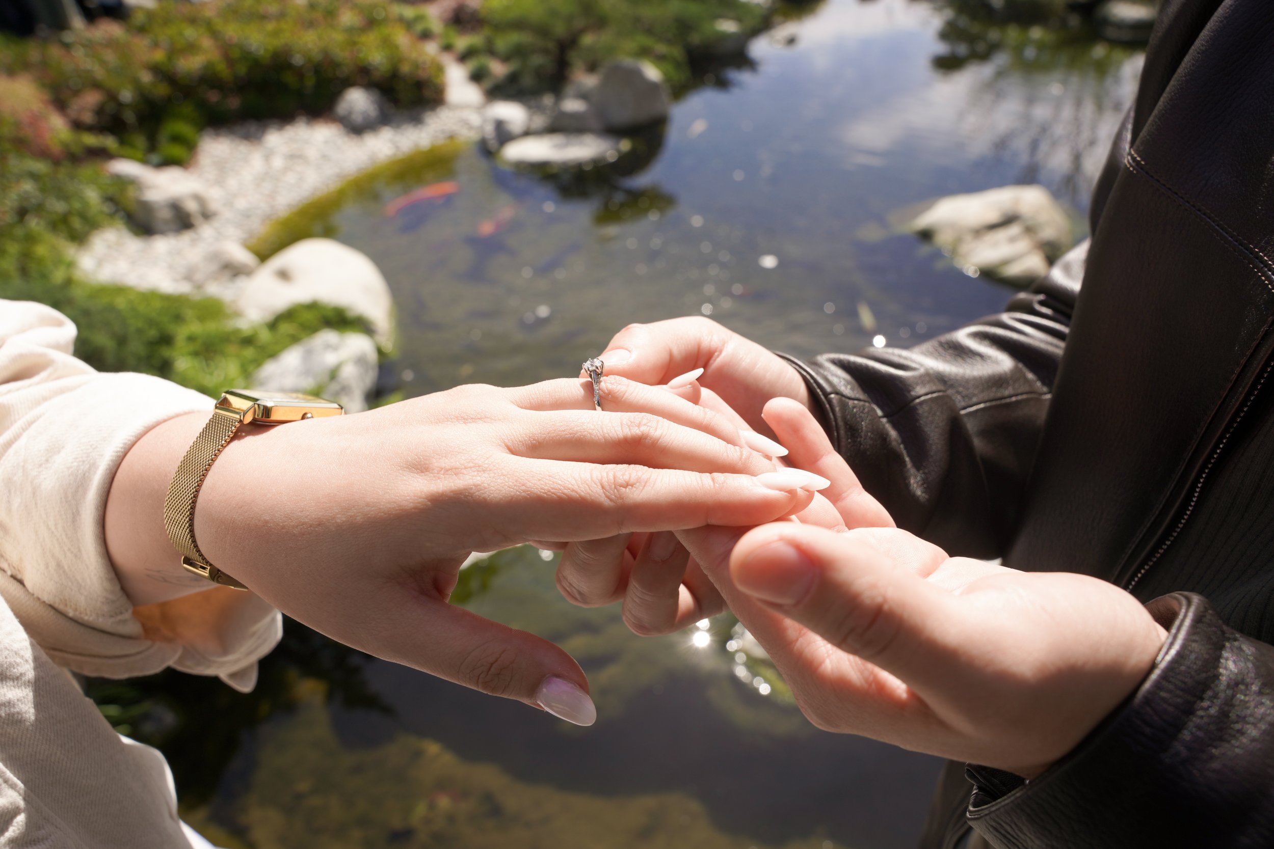 Balboa Park Japanese Garden Proposal Photographer San Diego