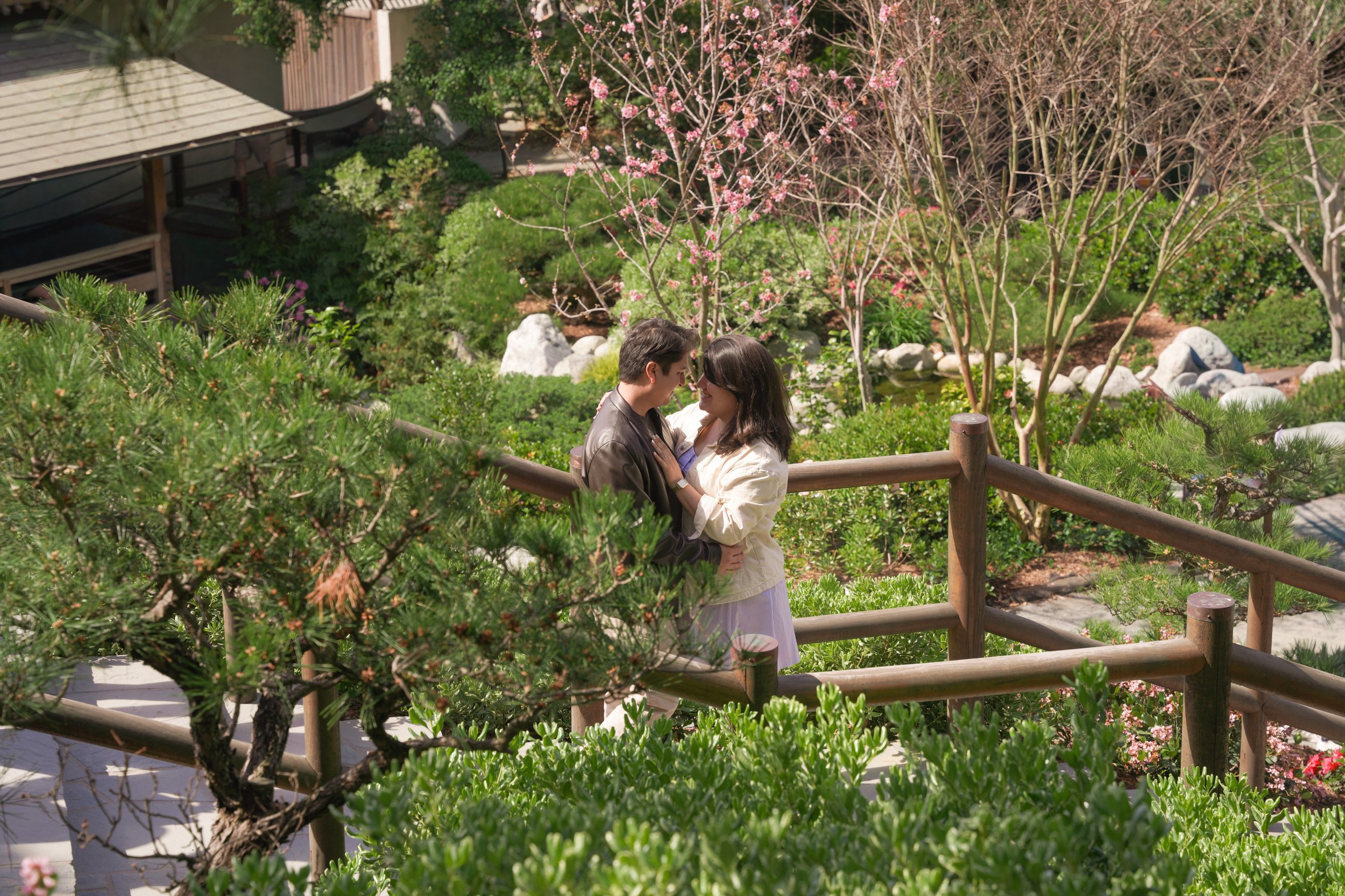 San Diego Engagement Session at Japanese Friendship Garden Balboa Park