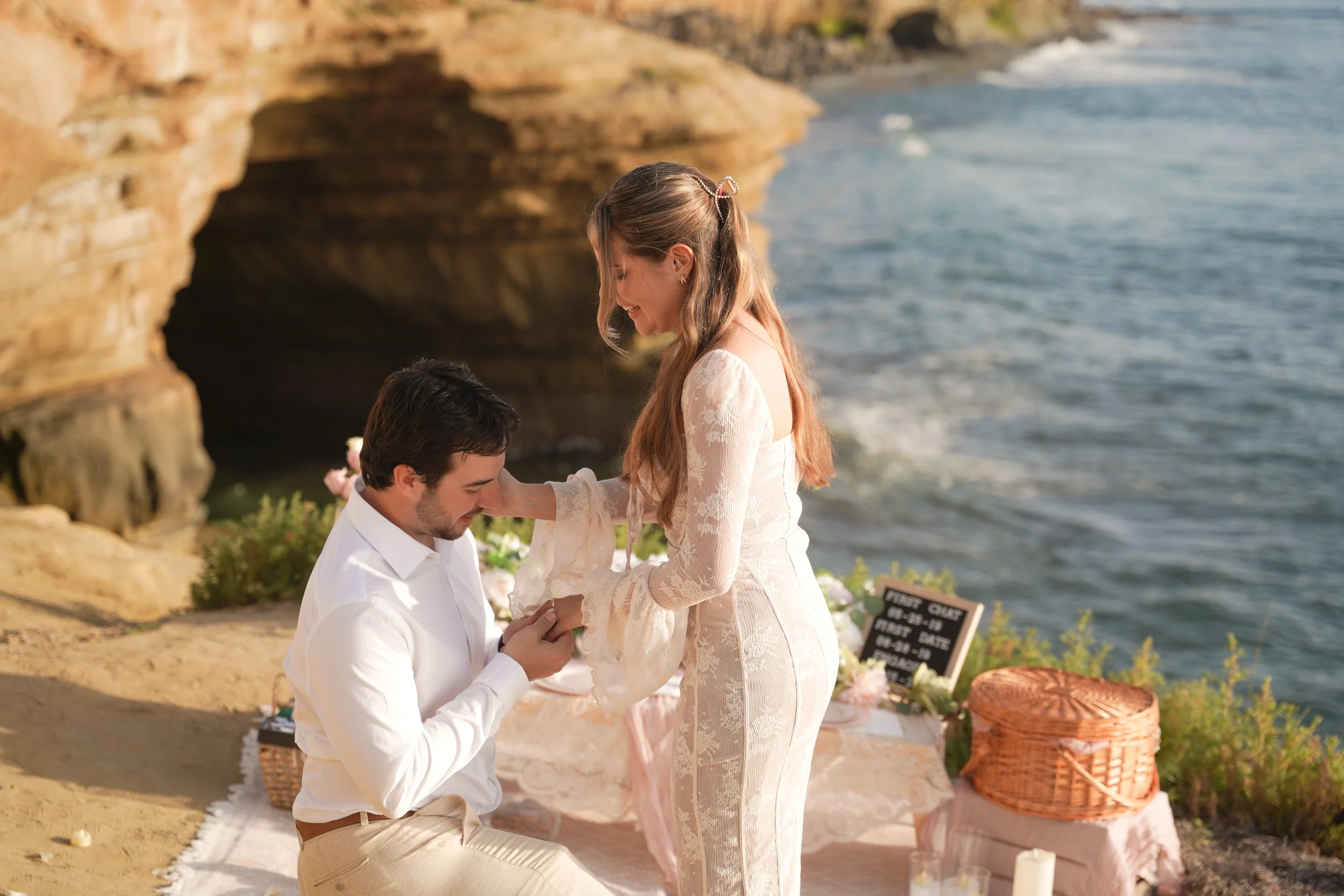 Surprise Proposal Photographer San Diego Capturing Romantic Coastal Moment