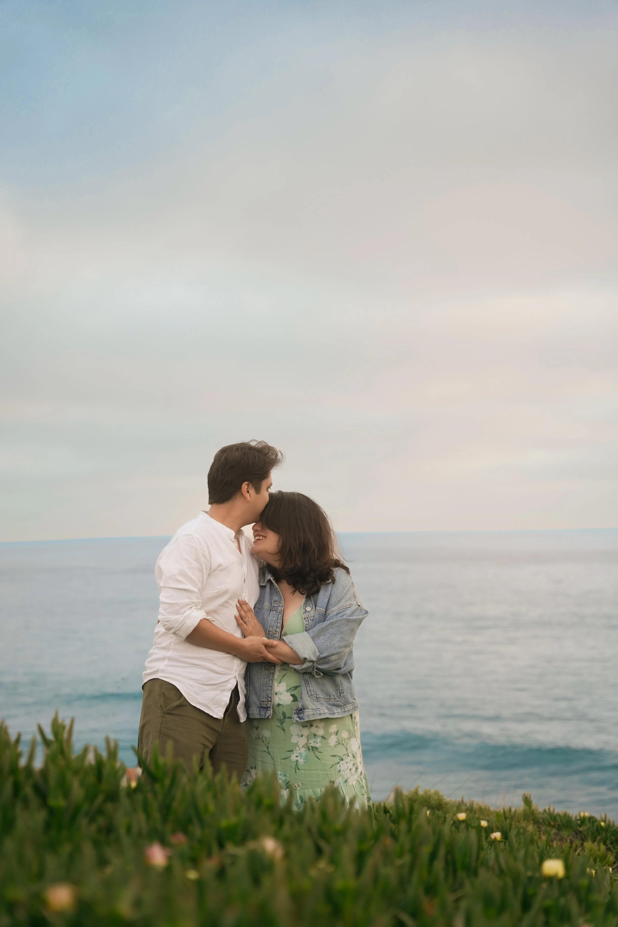 San Diego Surprise Proposal Photographer Capturing Out-of-State Couple at Sunset