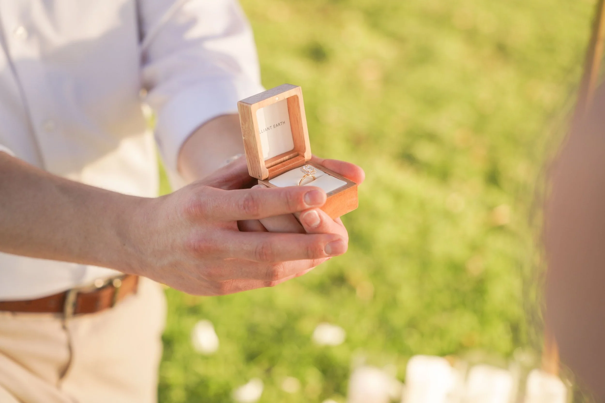 Irvine Surprise Proposal Photographer Capturing Real Proposal Reaction