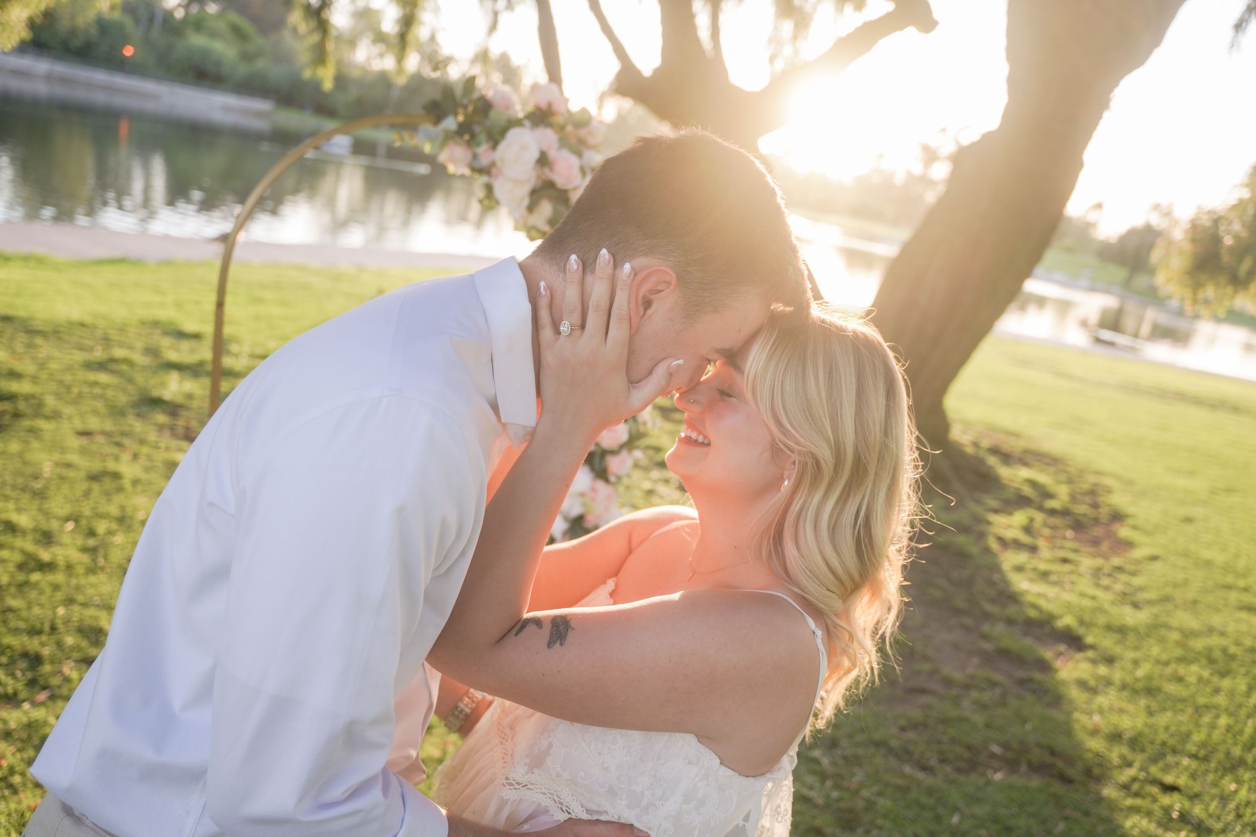 Surprise Proposal Setup and Reveal Captured by Photographer