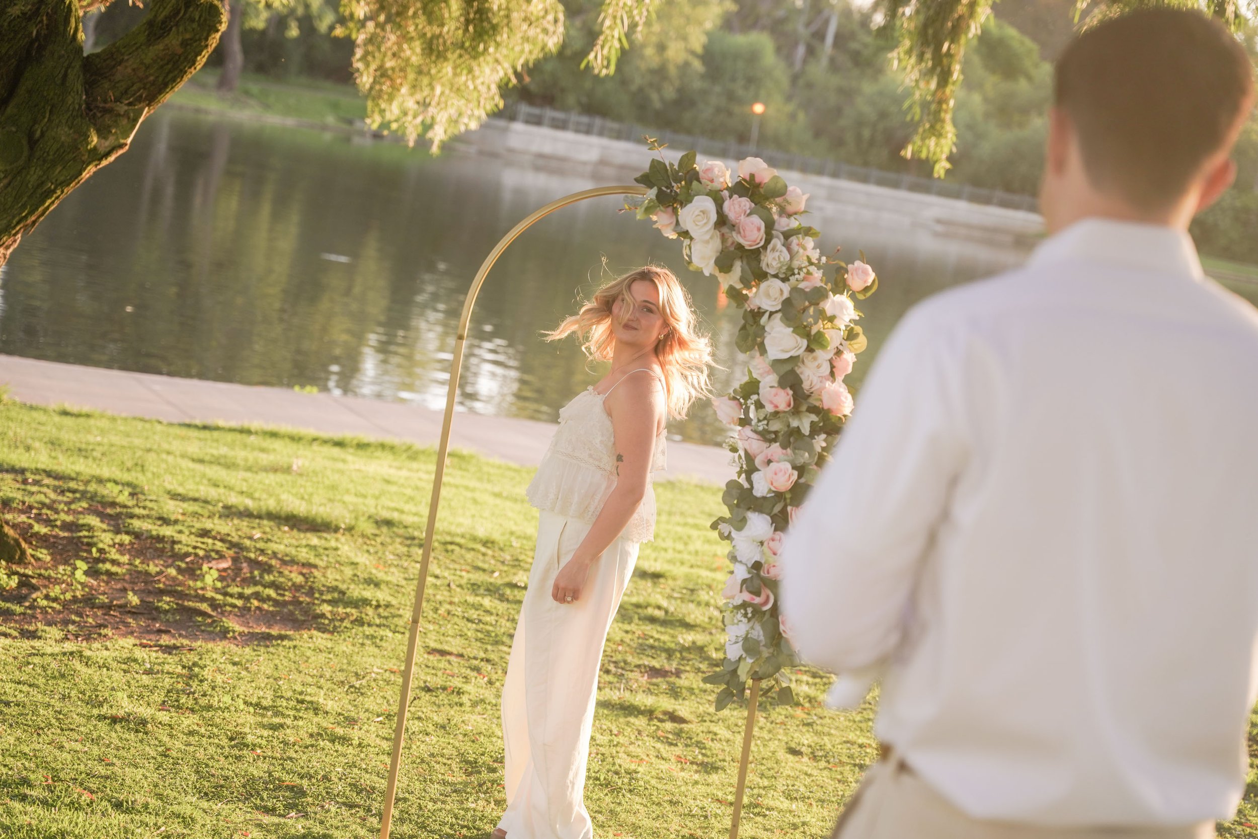 Orange County Surprise Proposal Photographer Capturing First Reaction