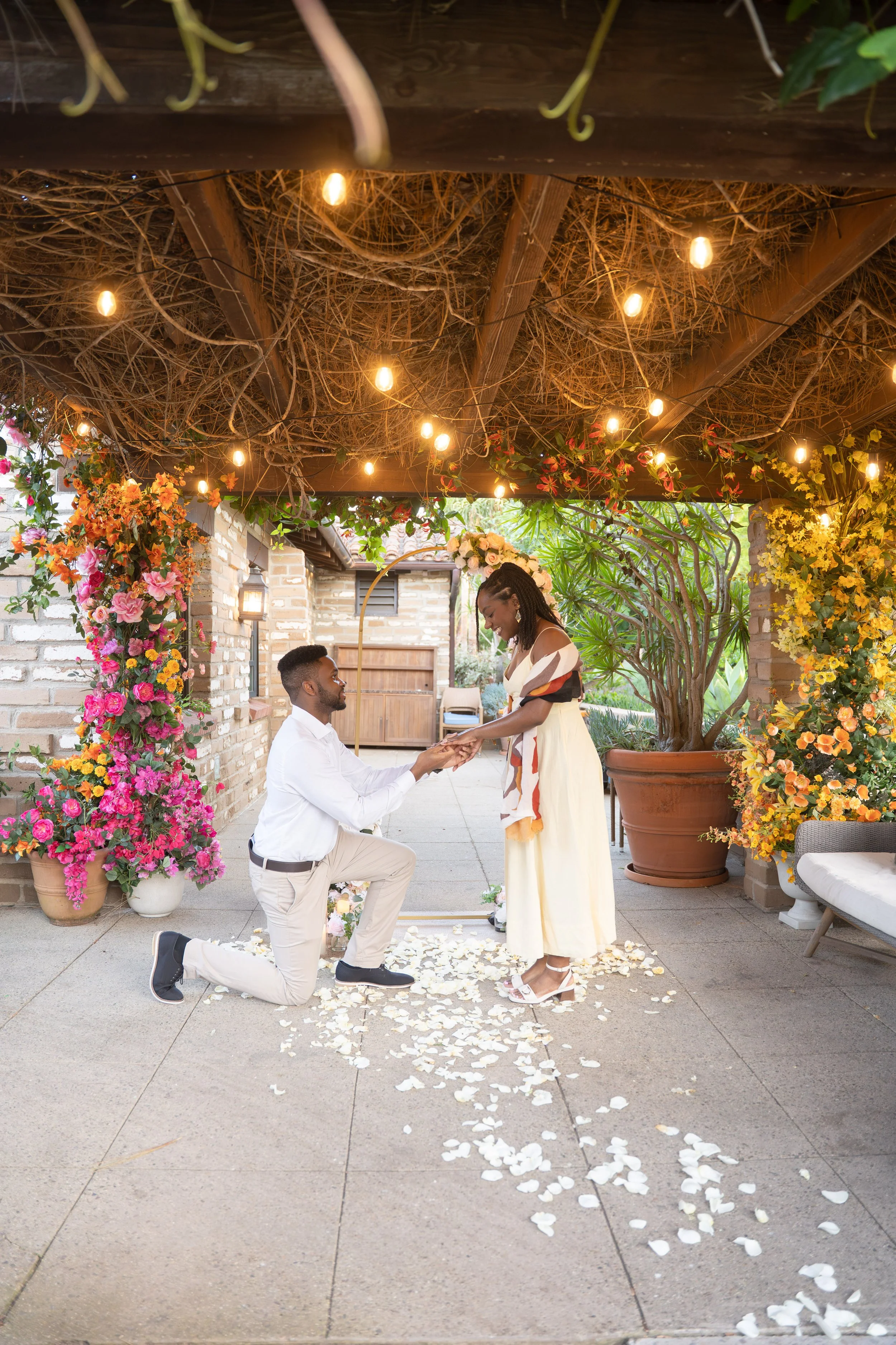 La Jolla Surprise Proposal Photographer at Estancia La Jolla Resort &amp; Spa