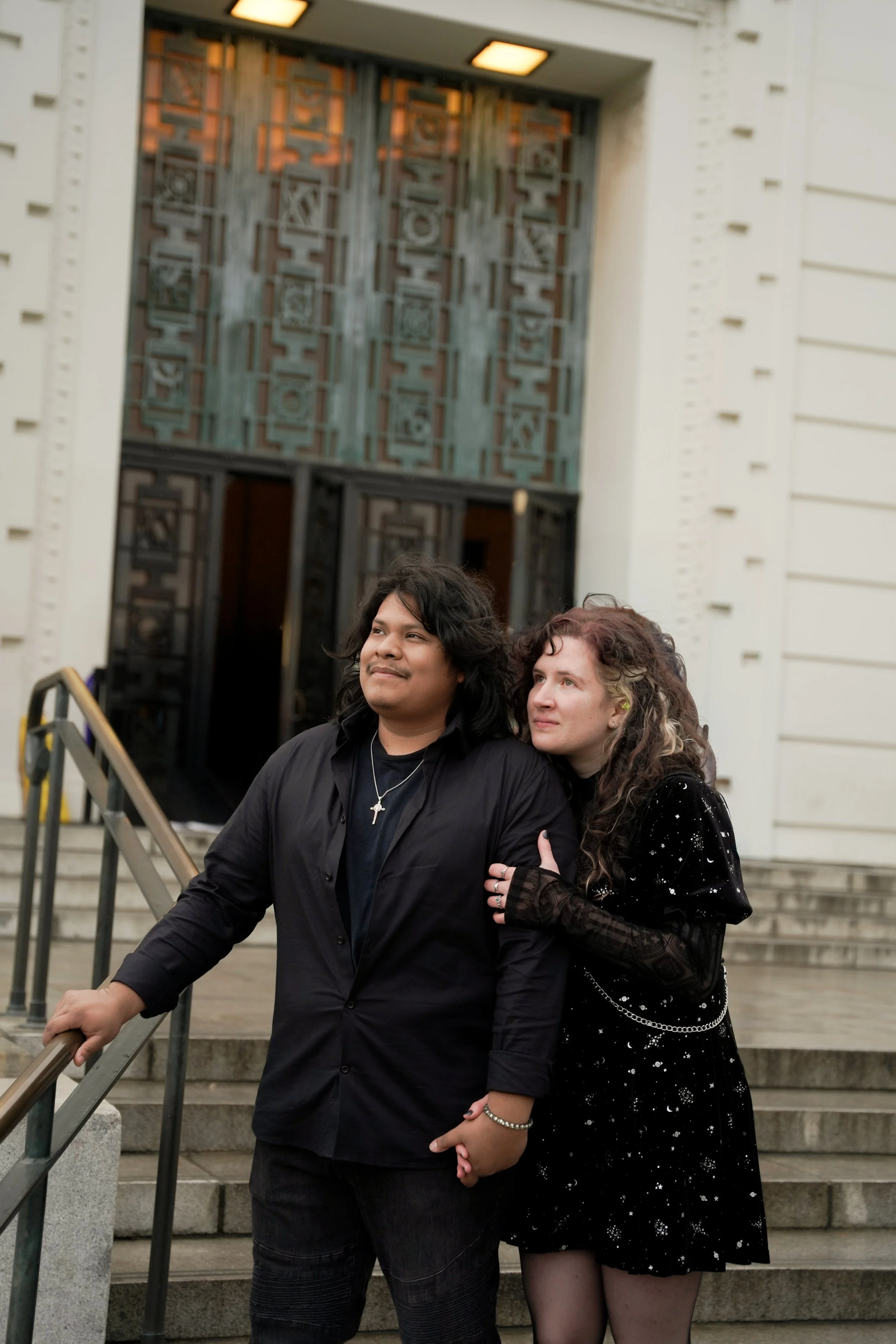 Griffith Observatory Hidden Trail Engagement Session