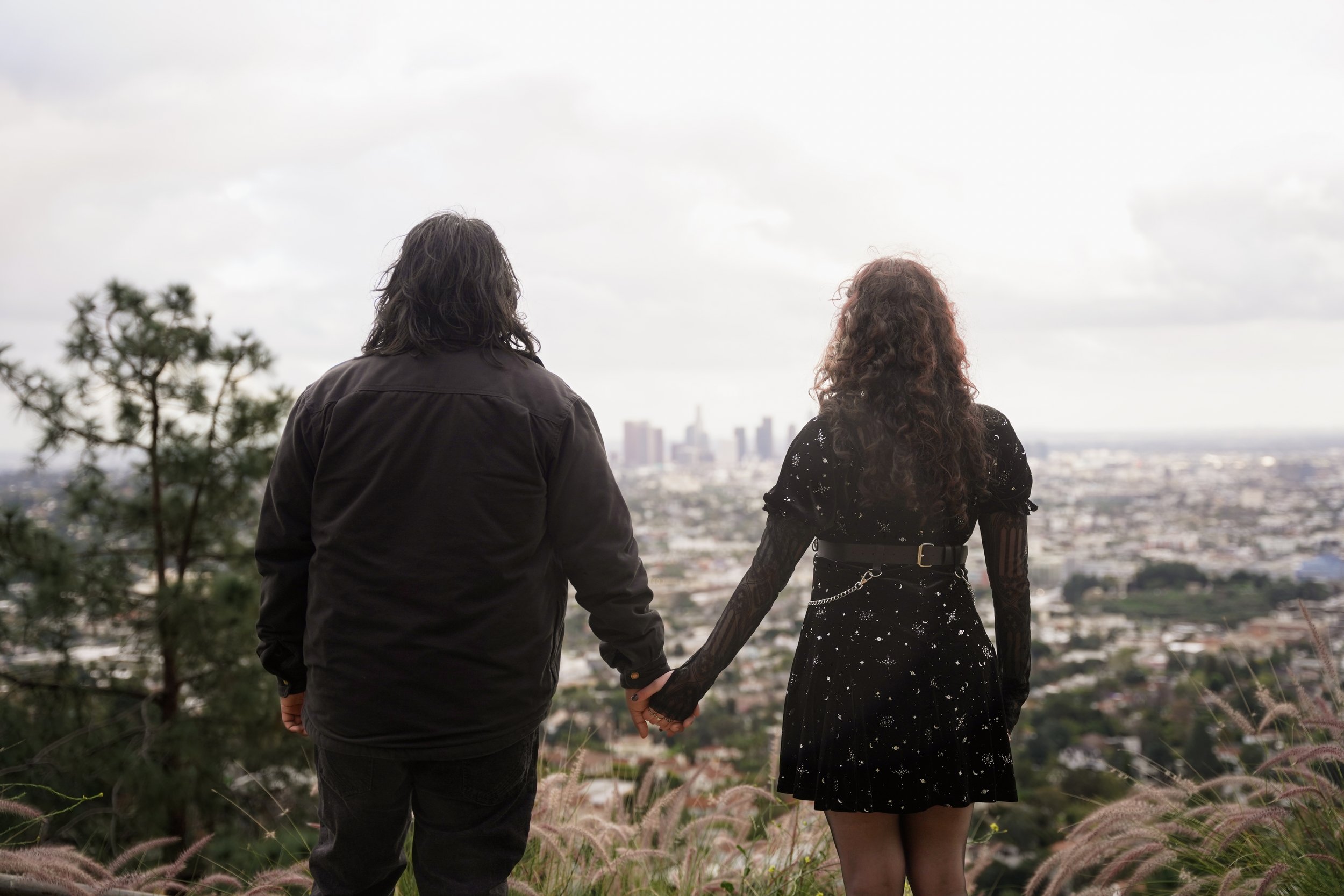 Los Angeles Engagement Photos on Hidden Hiking Trails