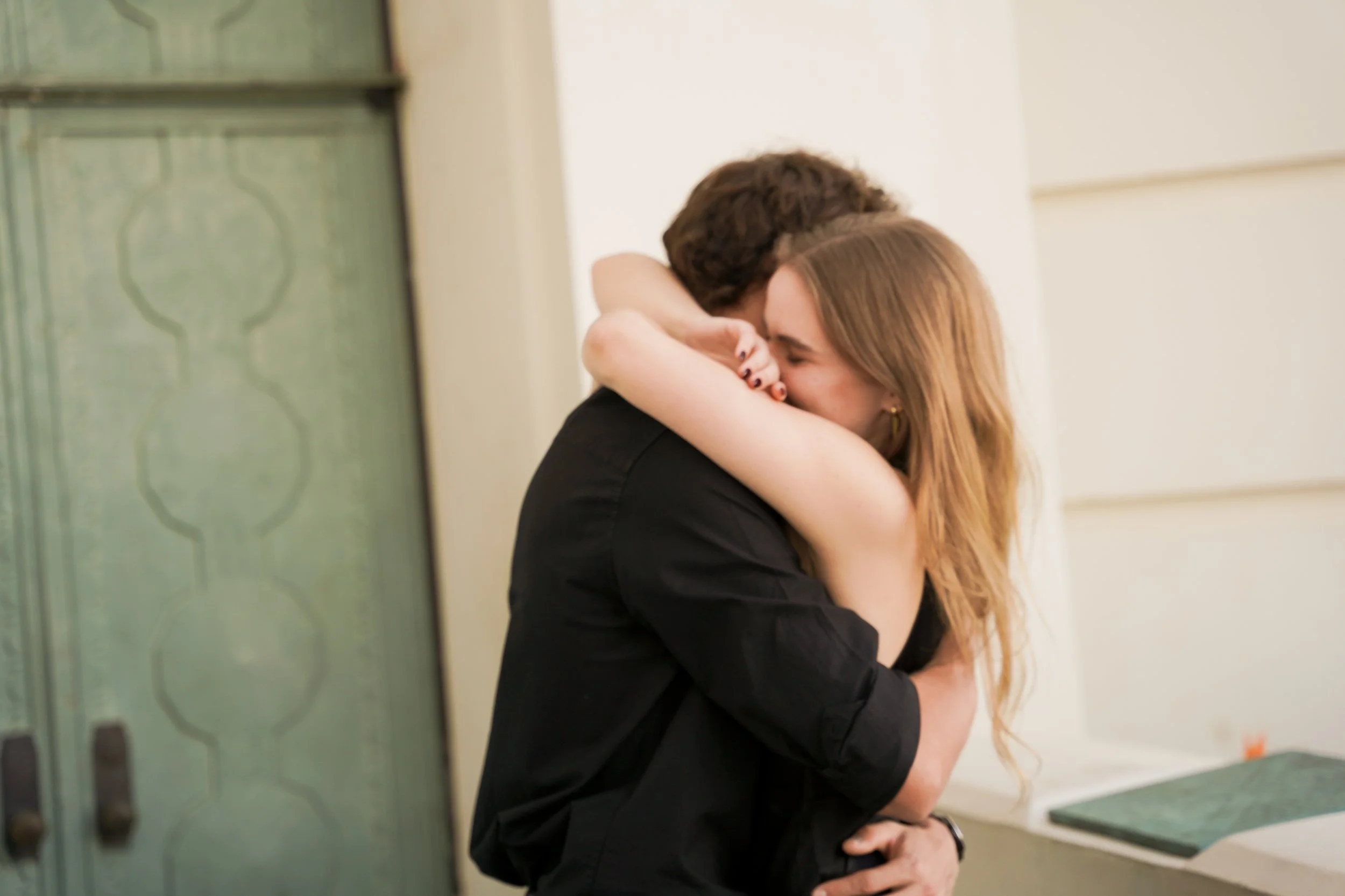 Los Angeles Engagement Photos with Scenic Views