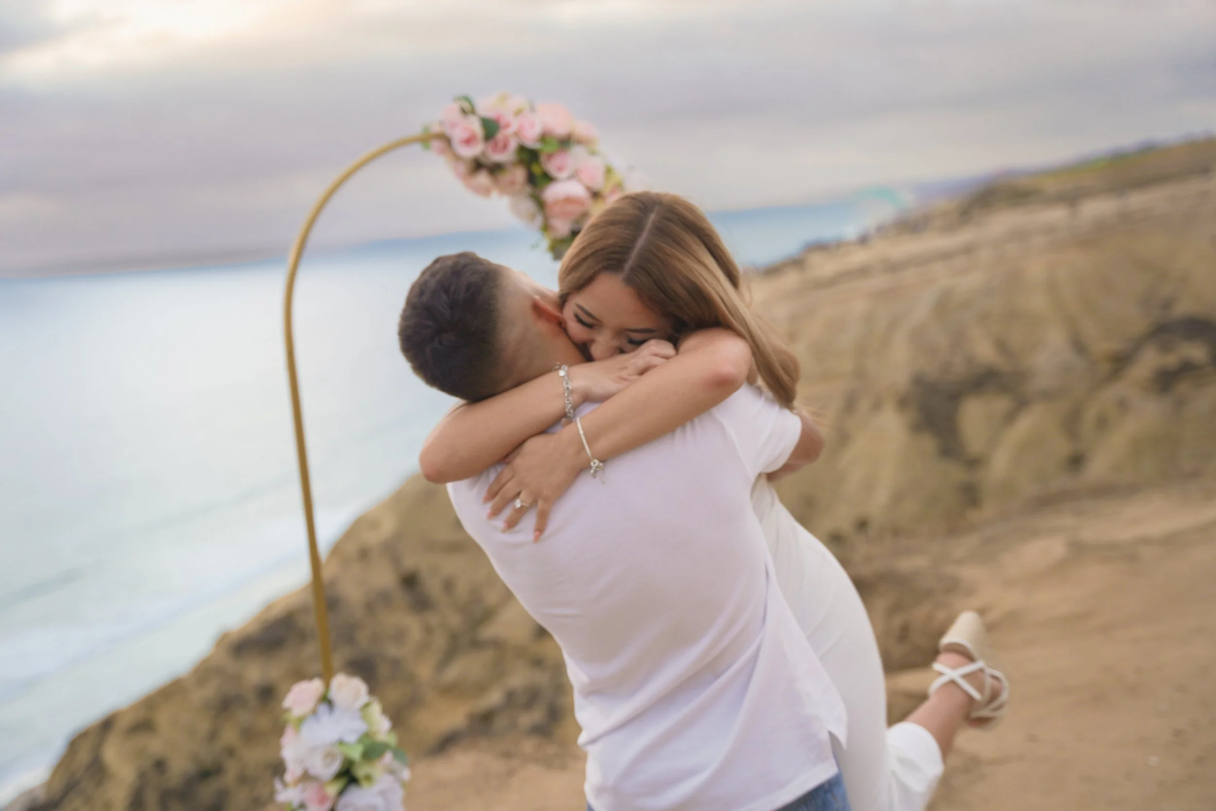 Last-Minute Marine Proposal at La Jolla Gliderport | Ami &amp; Nahomy's Surprise Engagement Story