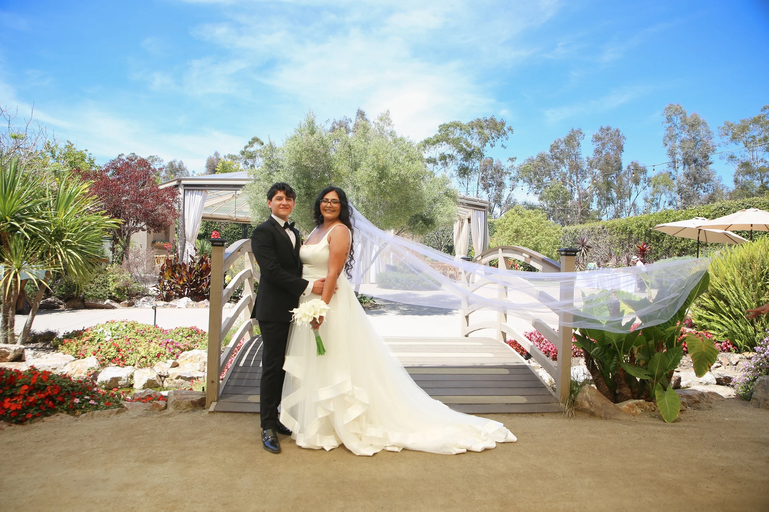 A River Garden Wedding in Oceanside, California | America &amp; Brian's Southern California Wedding Story