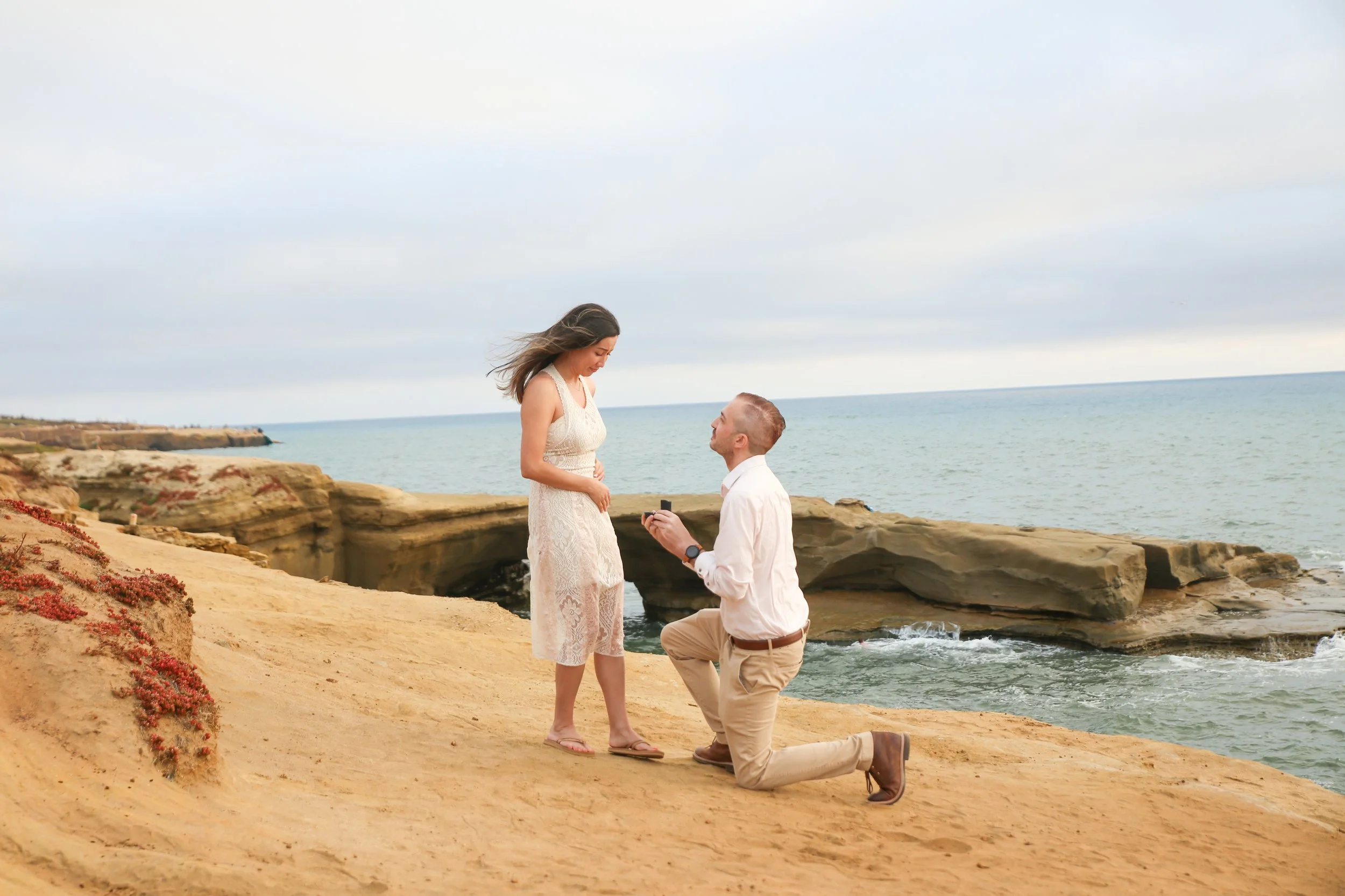 A Sunset Cliffs Surprise Proposal That Almost Didn't Happen | Chris &amp; Daniella's San Diego Proposal Story