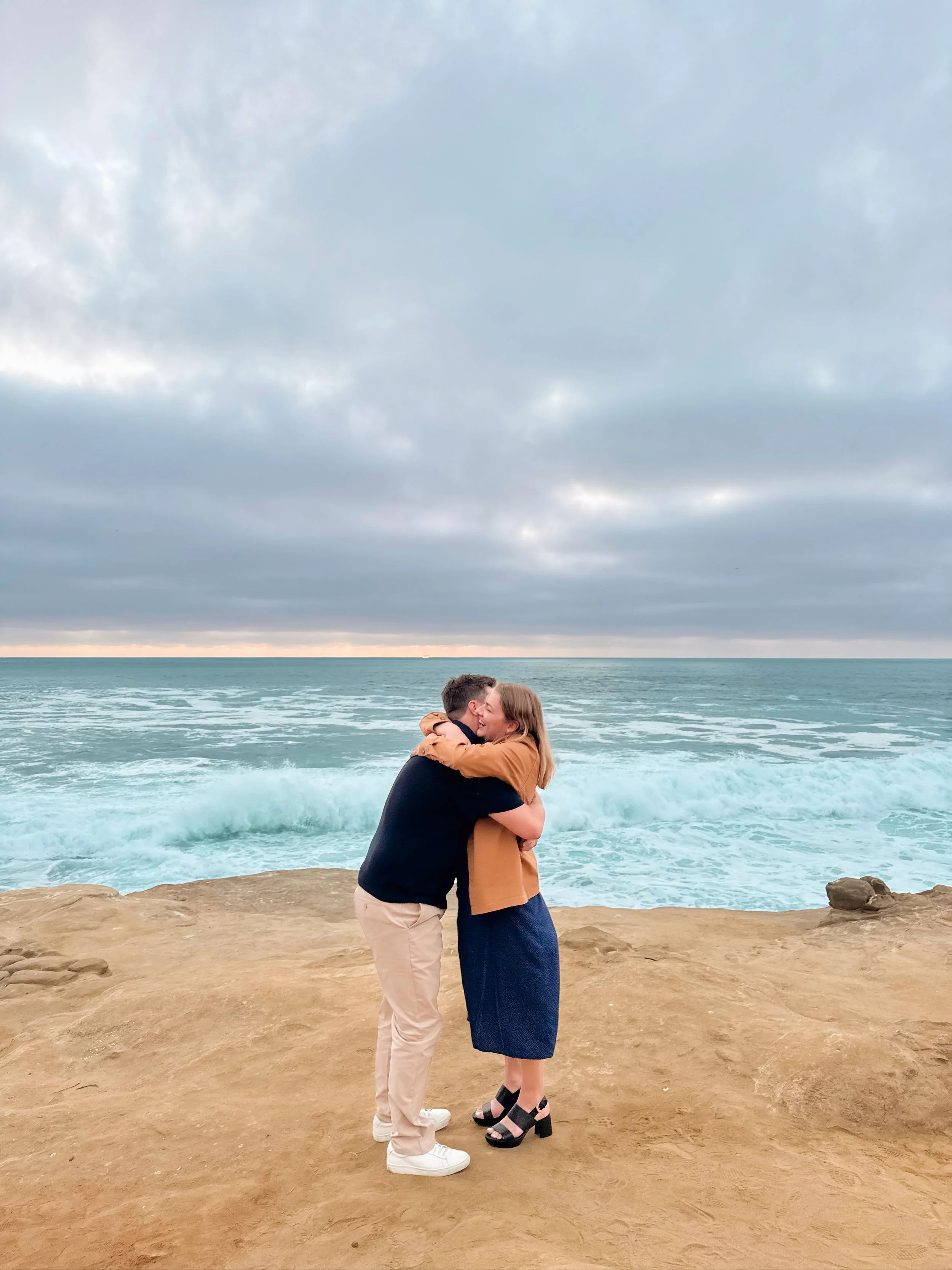 Seal Rock Proposal on iPhone