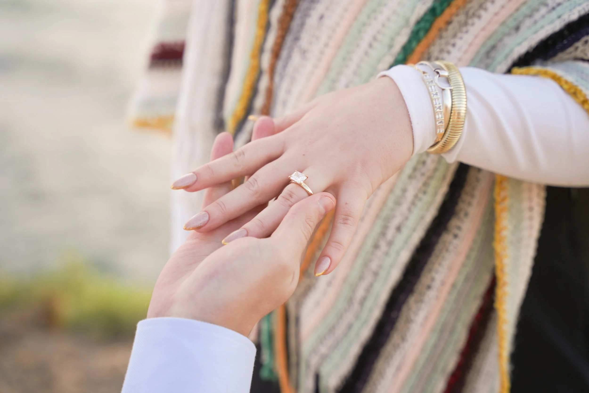 Surprise proposal moment captured during the exact kneeling reaction