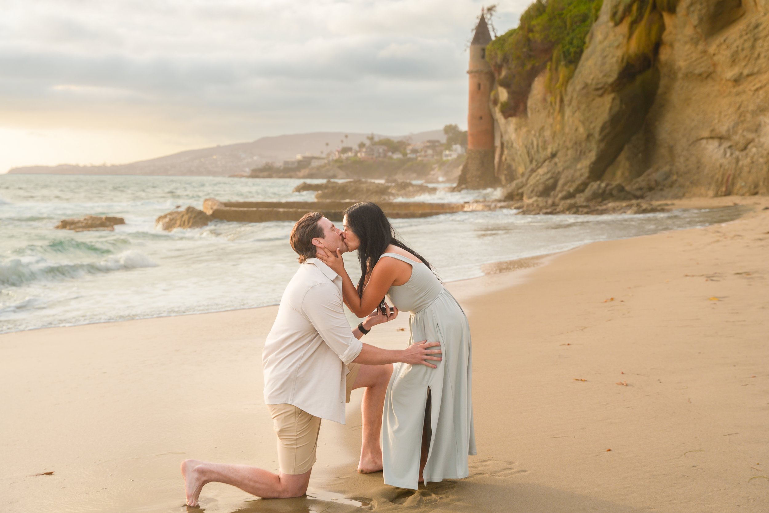 Pirate Tower Laguna Beach Proposal Photography