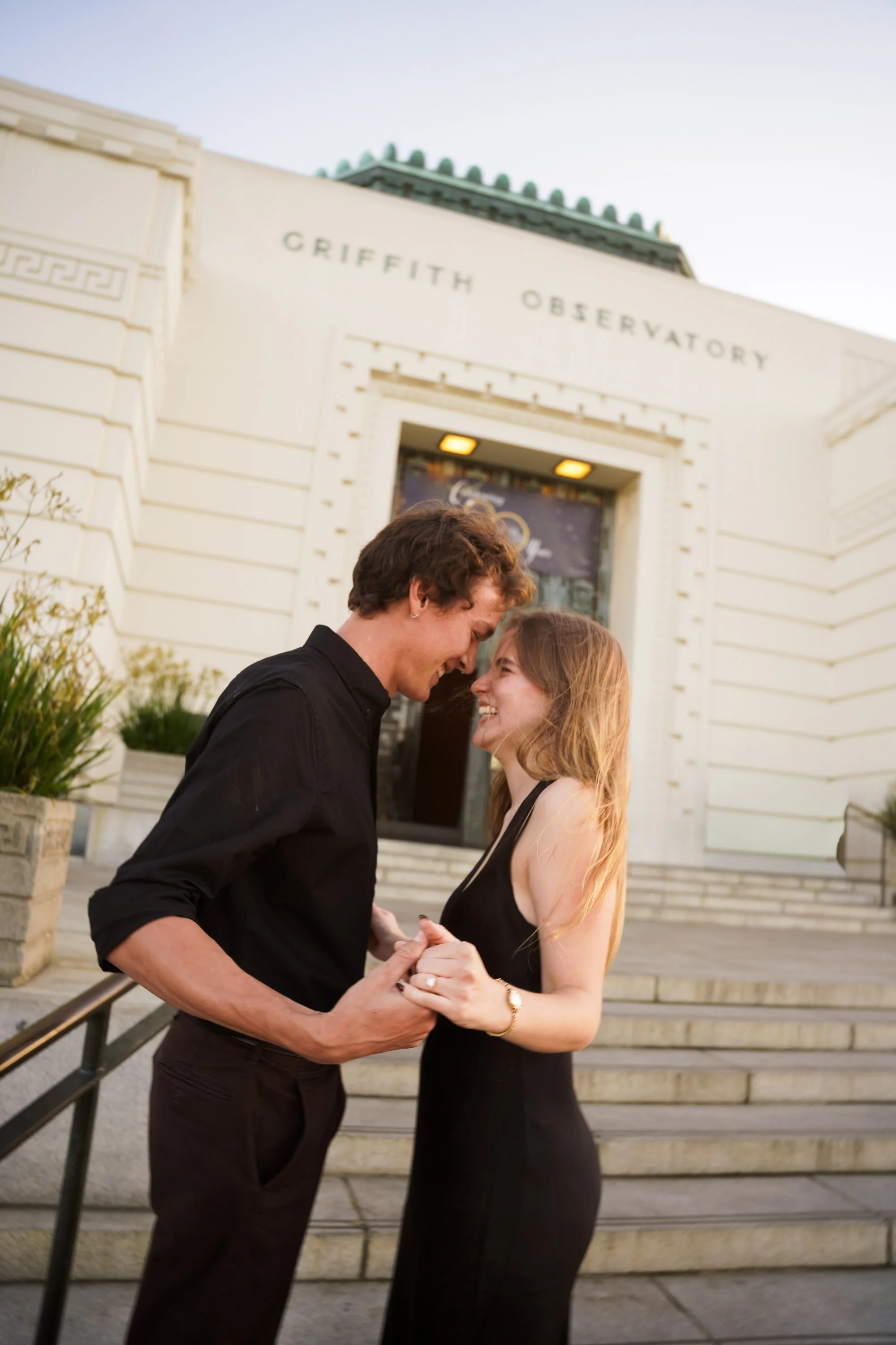 Los Angeles Observatory Engagement Photography